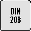 Maschinenreibahle DIN 208 H7 Form B D.30mm HSS-Co MK3 PROMAT