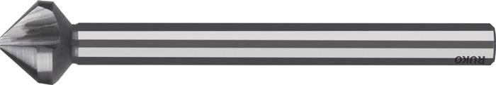 Kegelsenker DIN 335 90Grad D.6,3mm HSS Blank ü.-lang Z.3 RUKO