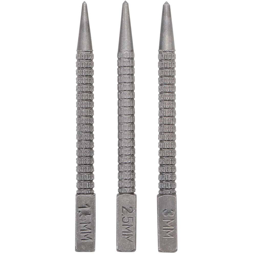Körner-Satz - Größe 1,5 bis 3 mm - Länge 100 mm - 3-tlg.