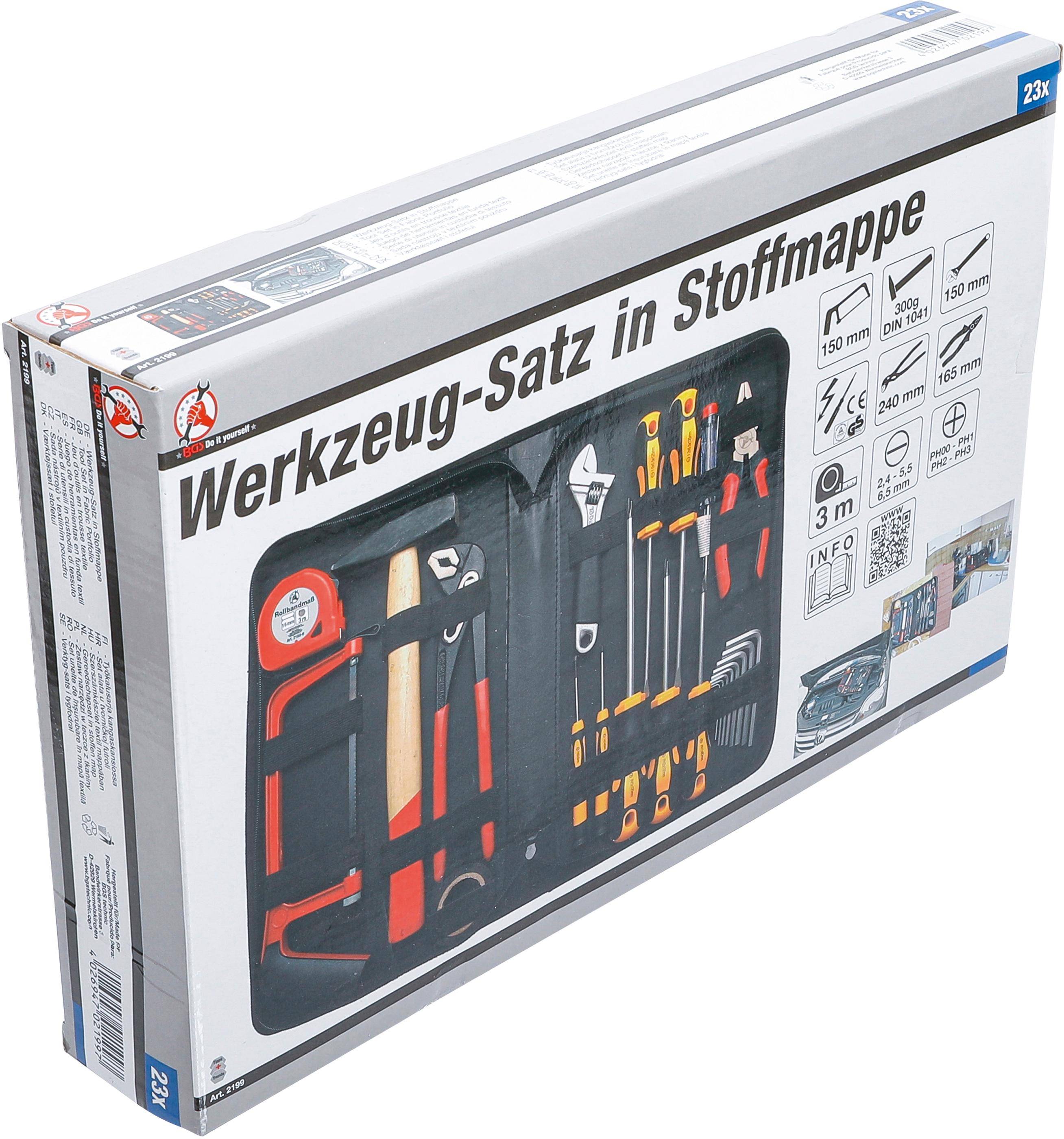 BGS Do It Yourself Werkzeug-Satz | 23-tlg.