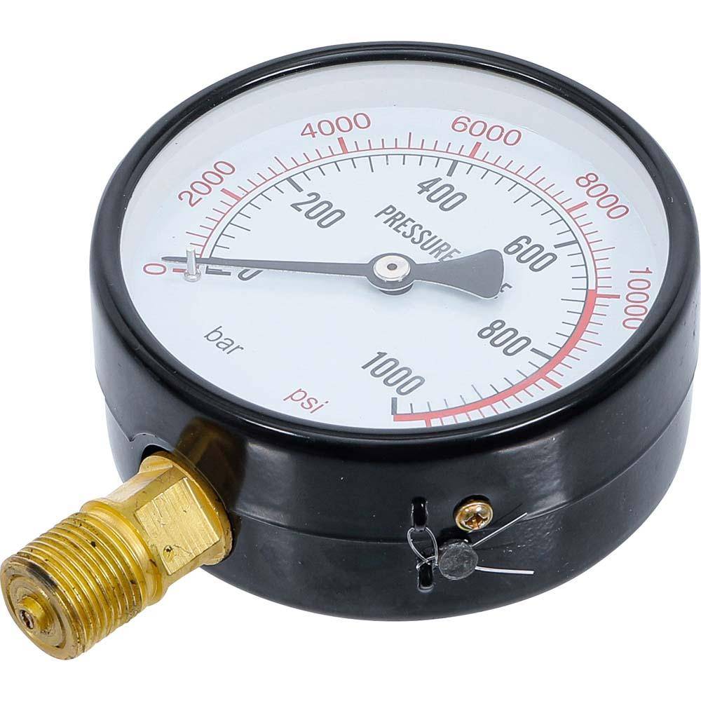 Manometer - für Werkstattpresse - Anzeigeskala 0 bis 1000 bar