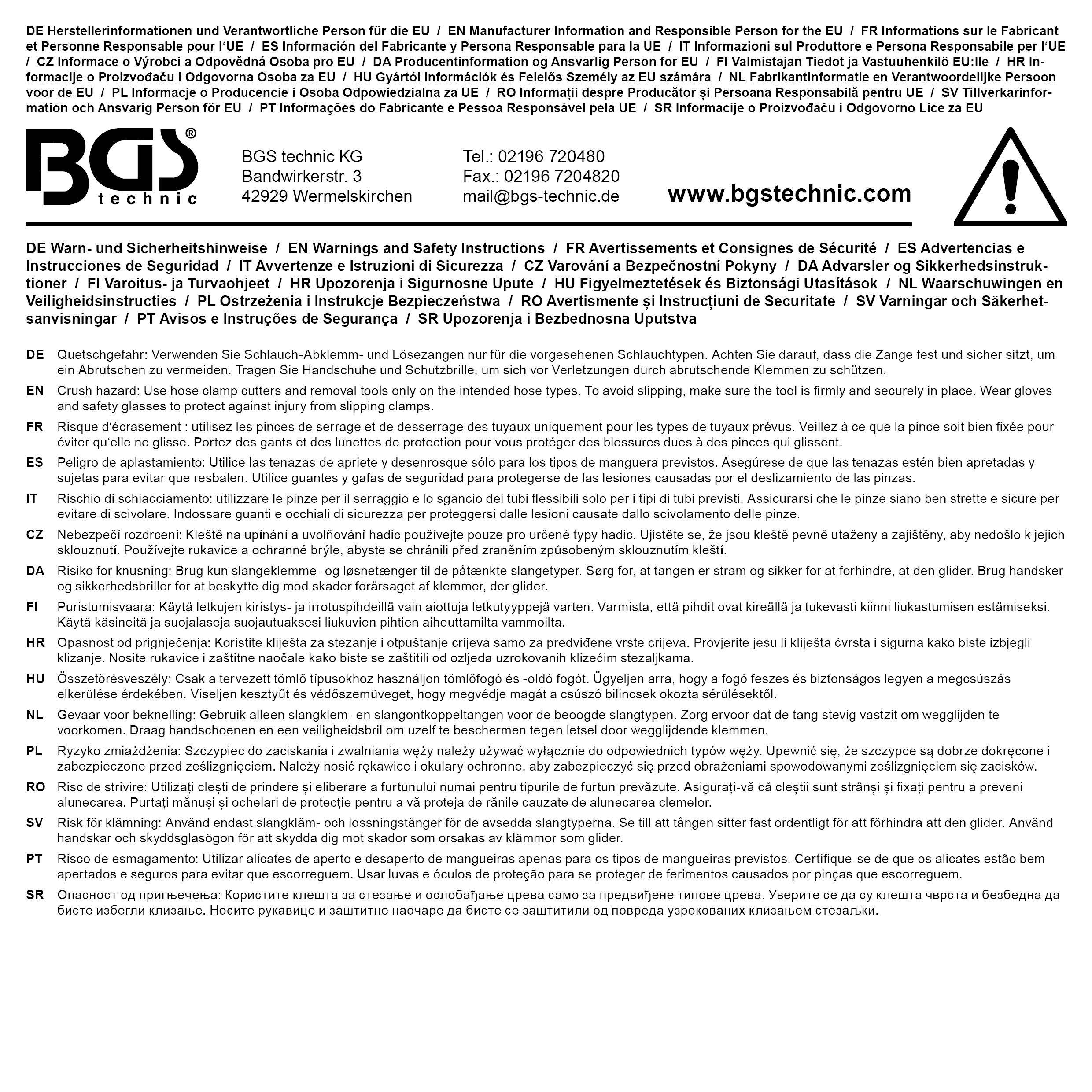 BGS technic Schlauchklemme | 15 mm