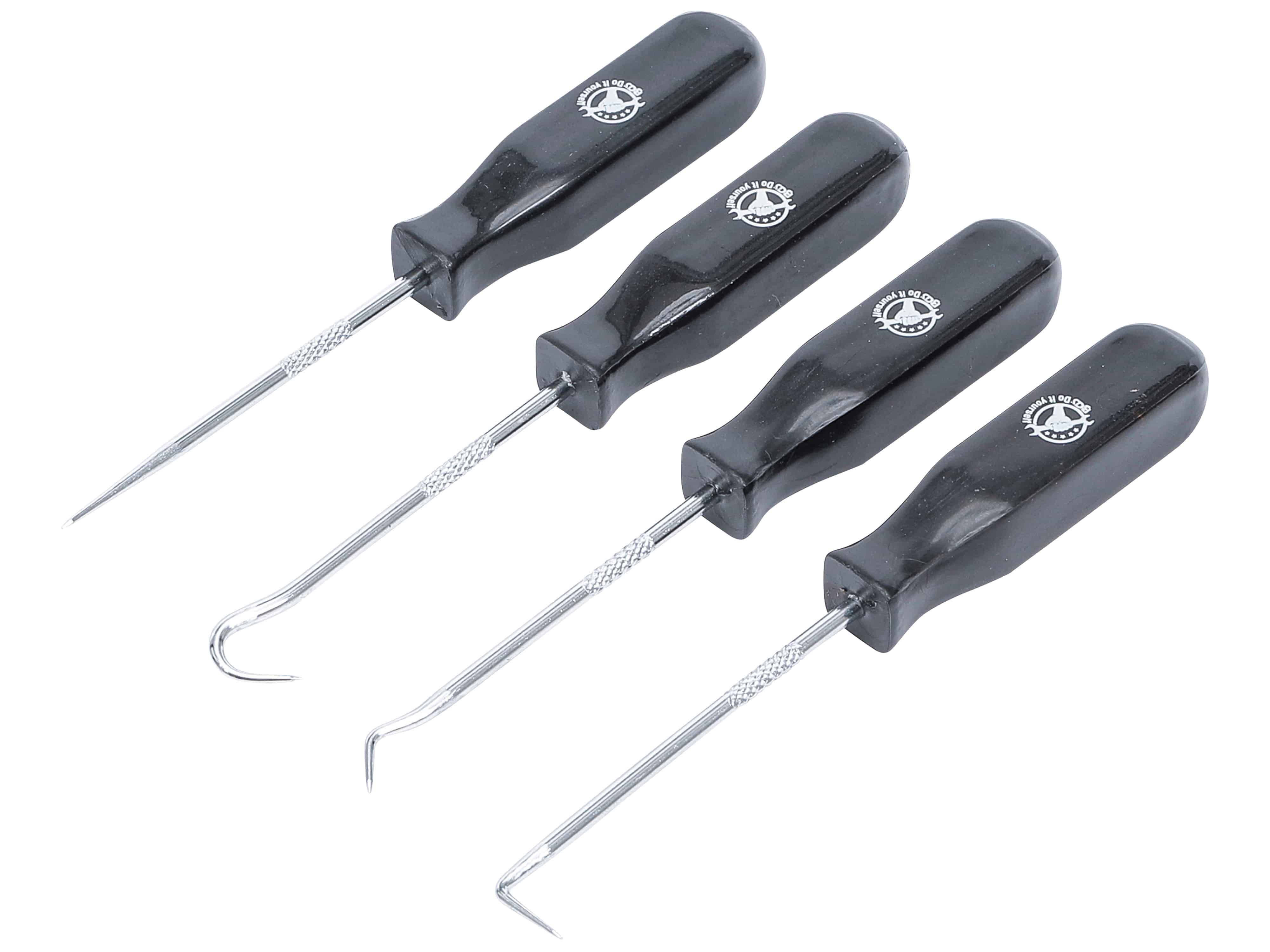 BGS TECHNIC Mini-Ahlen und Haken-Set