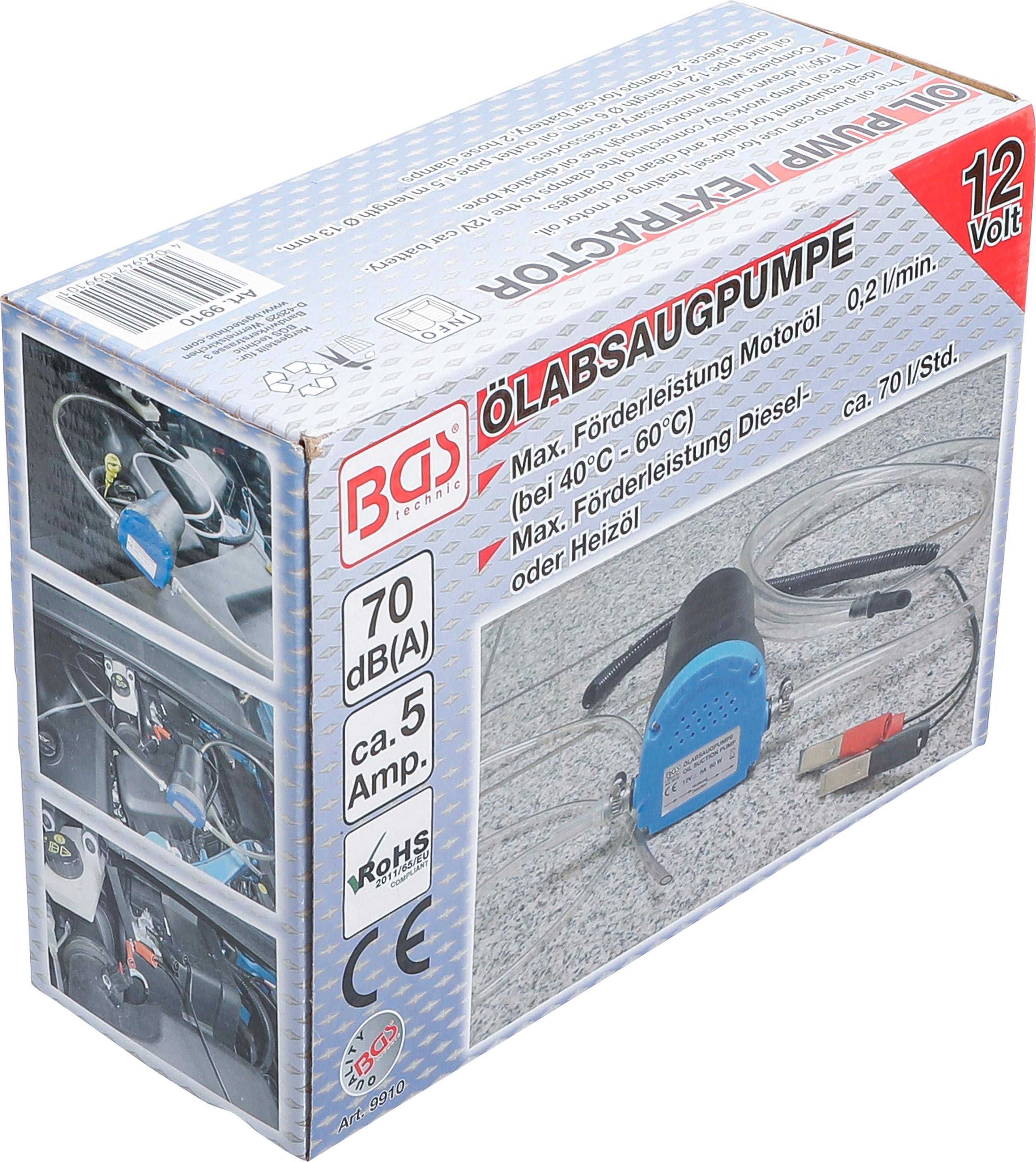 BGS technic Öl-Absaugpumpe | 12 Volt