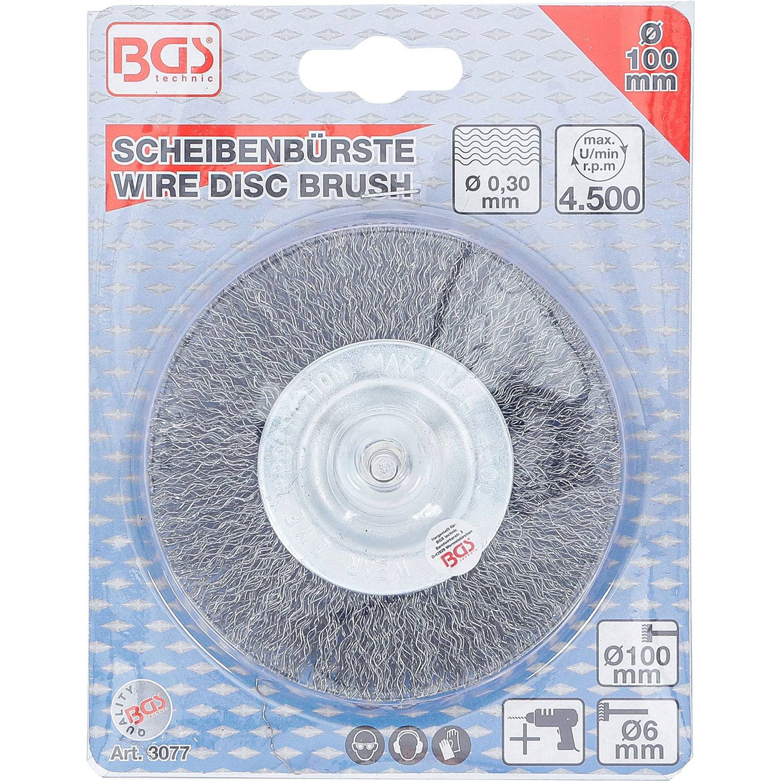 BGS Scheibenbürste Ø 100 mm - 3077