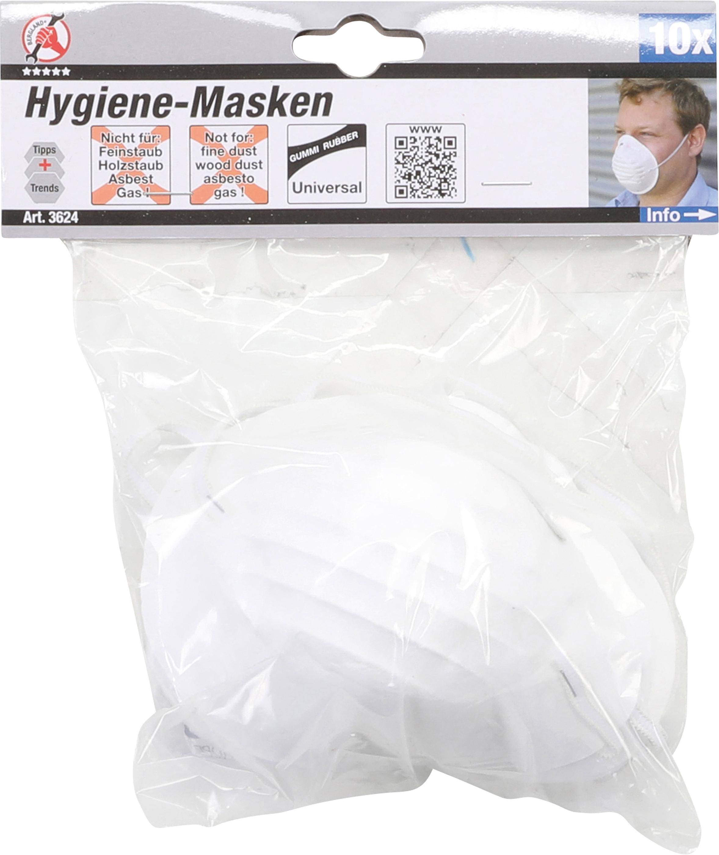 BGS Diy Hygiene-Masken | 10 Stück
