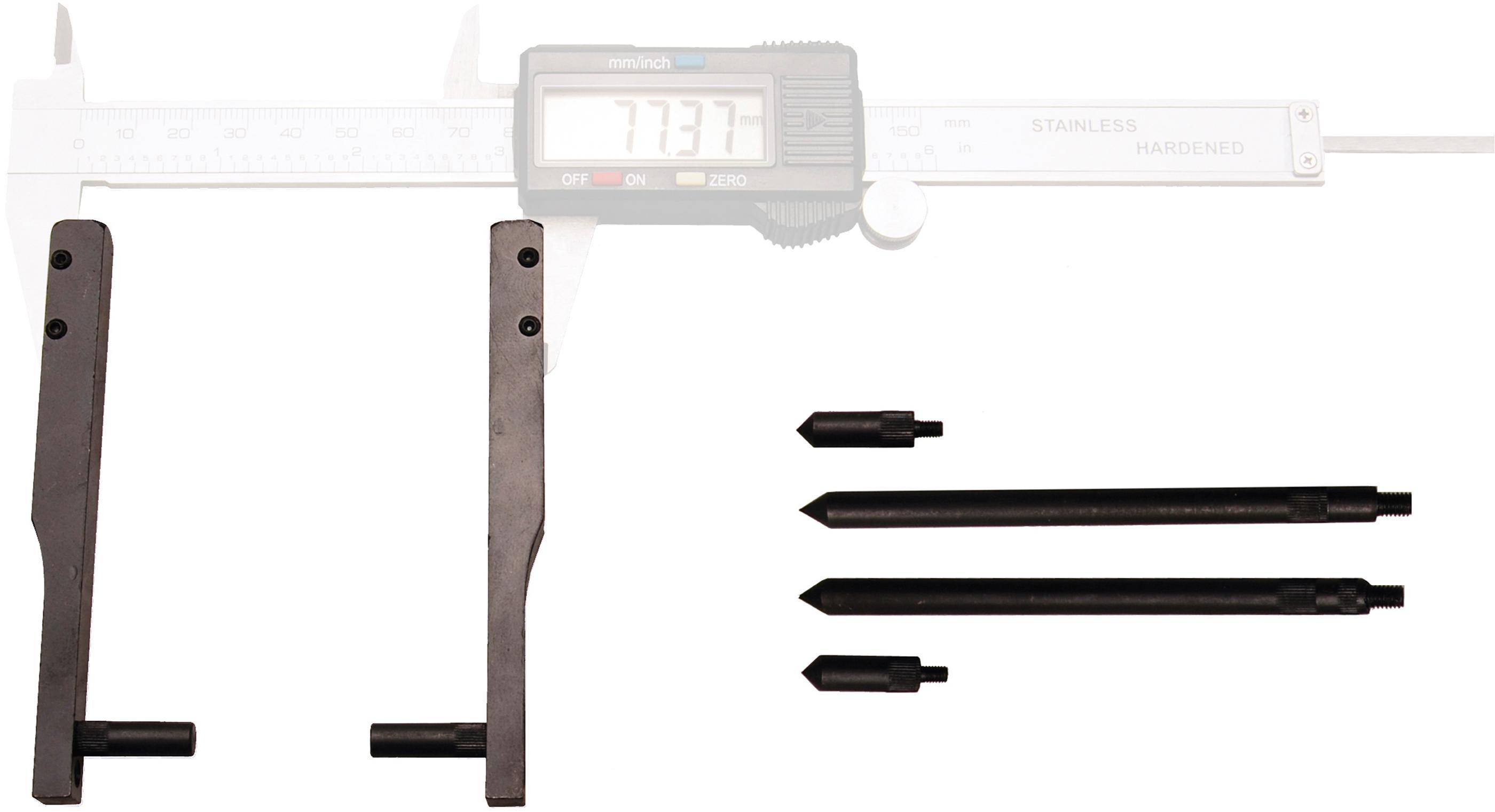 BGS technic Messschieber-Zubehör-Satz