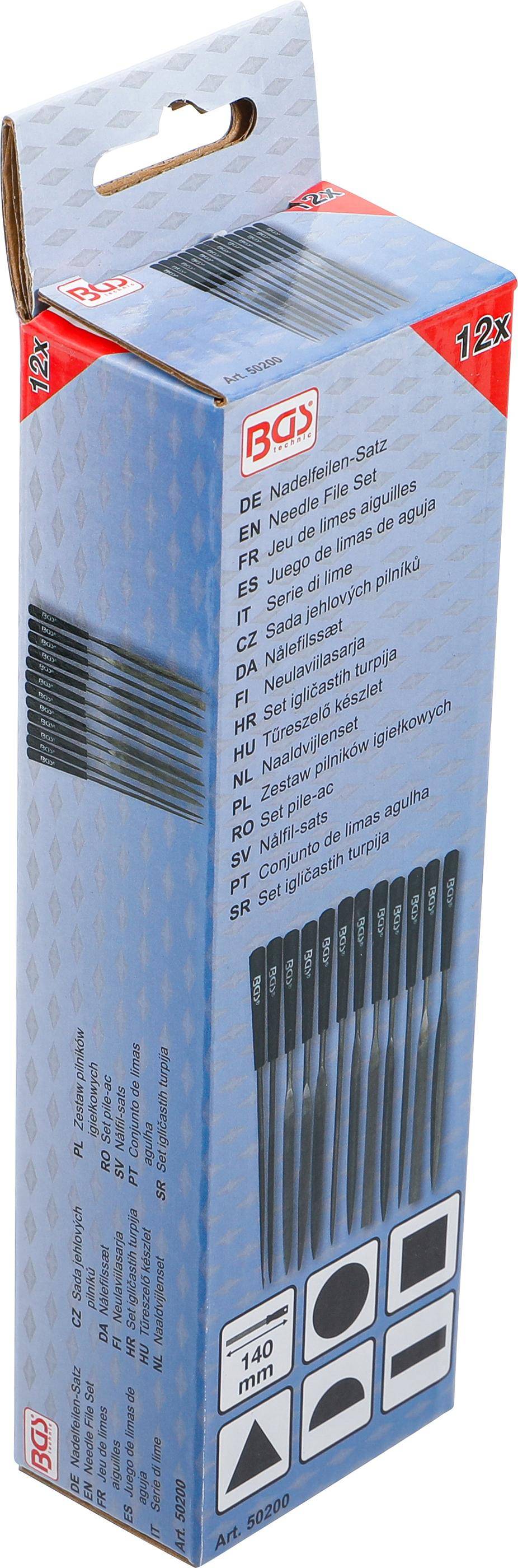 BGS Nadelfeilen-Satz | 12-tlg.