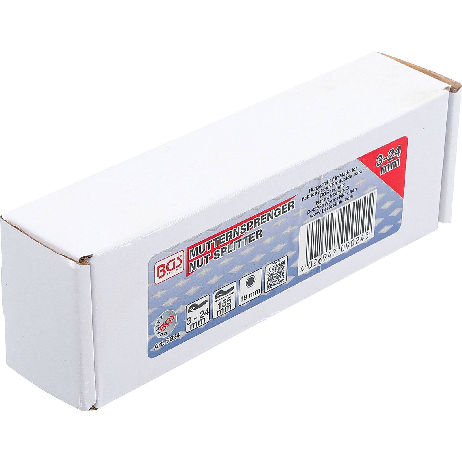 Eine rechteckige weiße Box mit der Beschriftung 