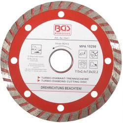 Turbo-Trennscheibe Durchmesser 115-230 mm "BGS"