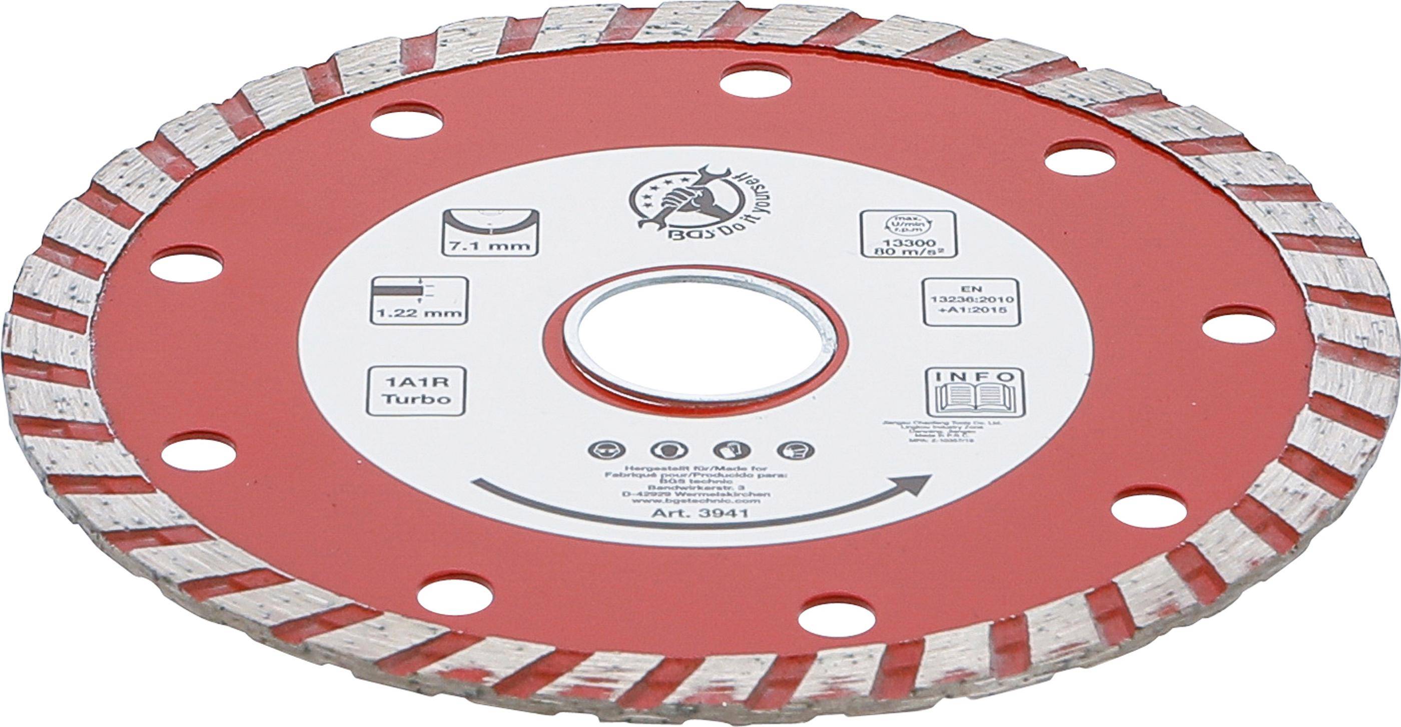 BGS Do It Yourself Turbo-Trennscheibe | 115 mm