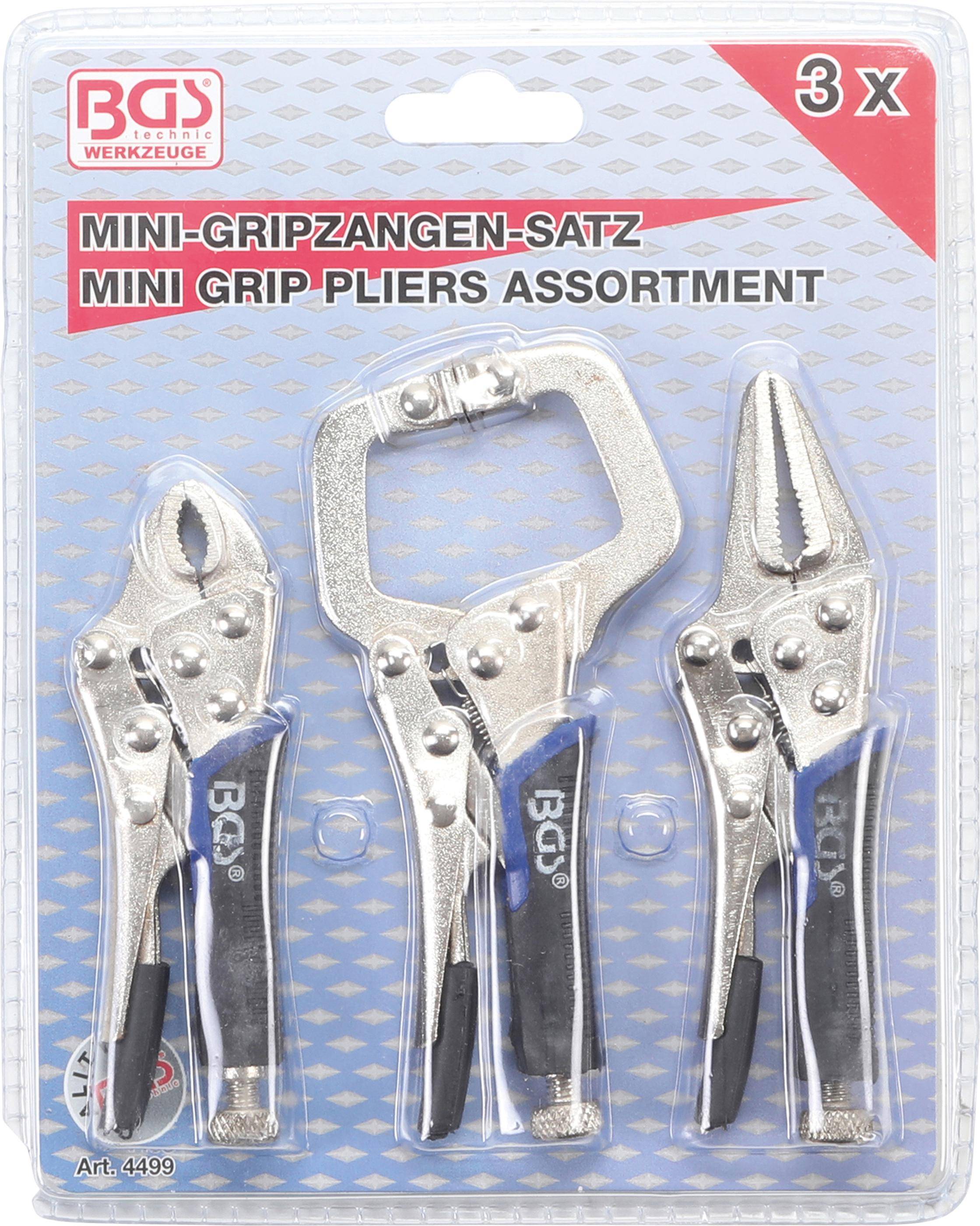 BGS Mini-Gripzangen-Satz | 3-tlg.
