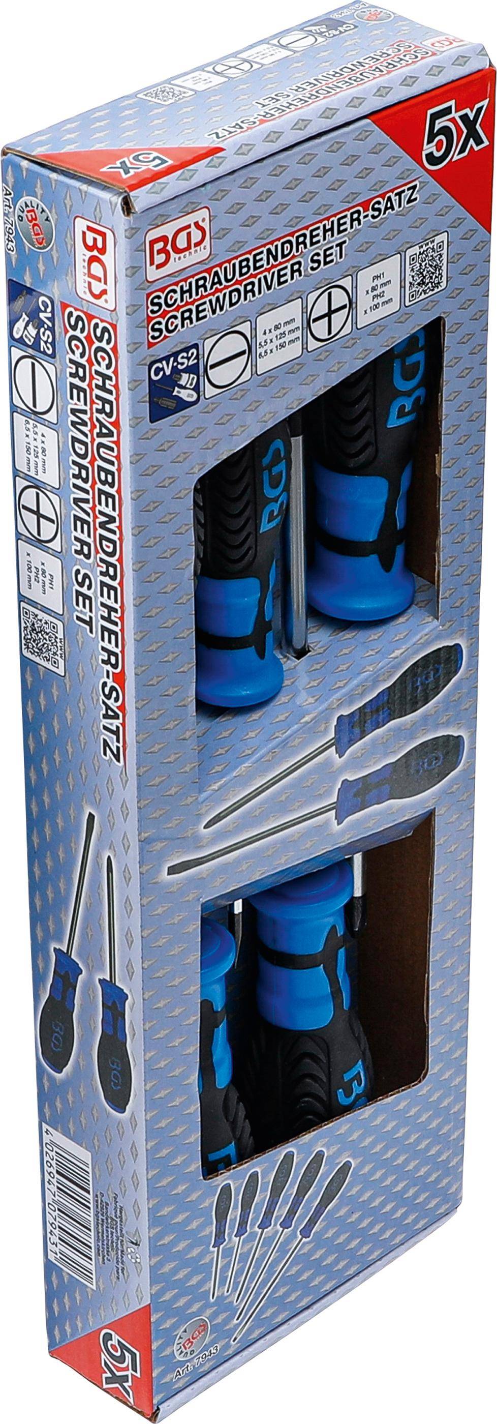 BGS Schraubendreher-Satz | 5-tlg.