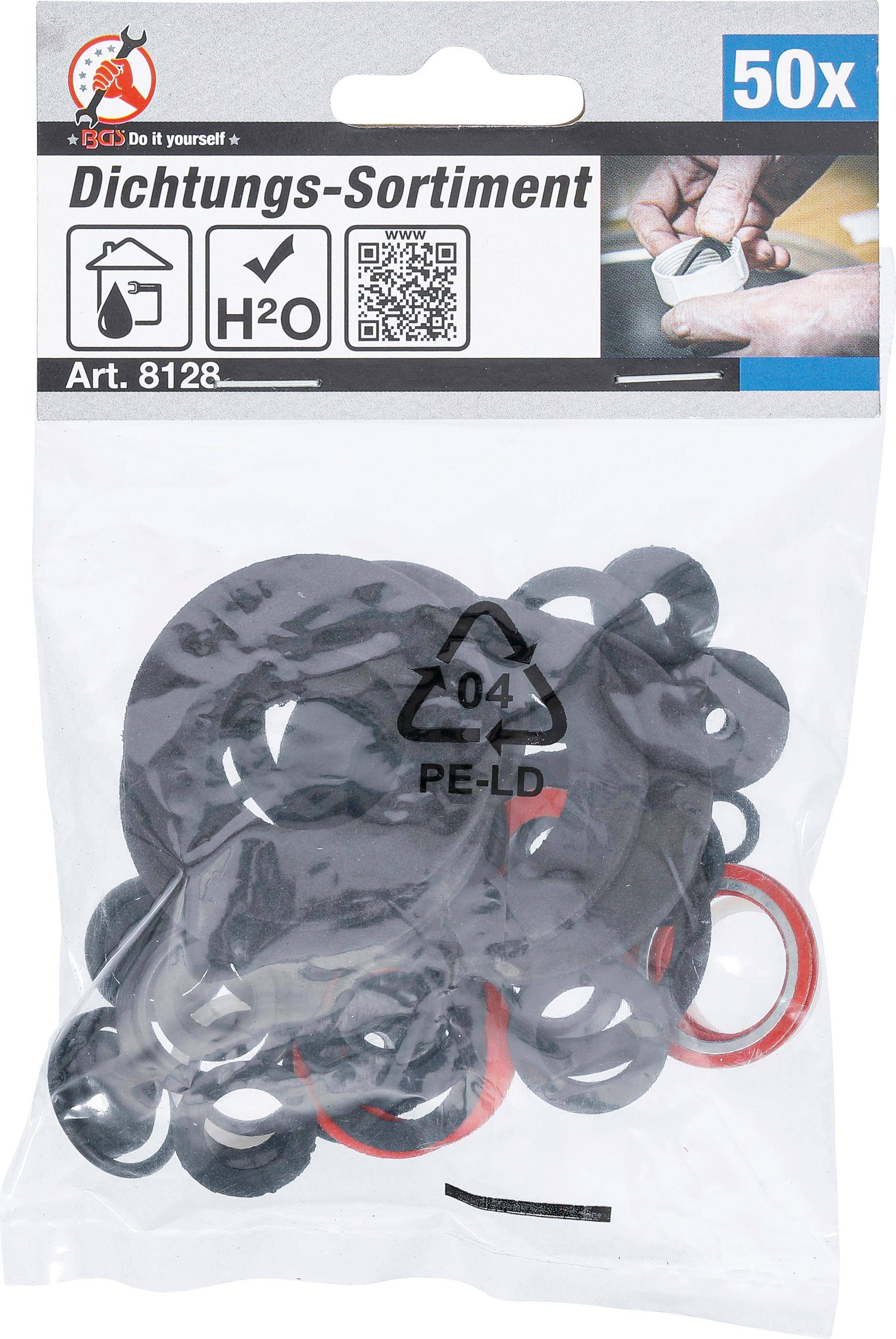 BGS Diy Dichtungs-Sortiment | 50-tlg.