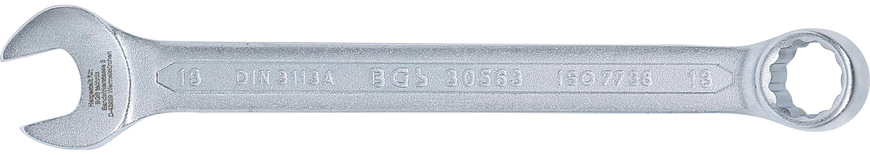 Eine Nahaufnahme eines Metalwerkzeugs, auf dem der eingravierte Code ‚BGS 3056' zu sehen ist.