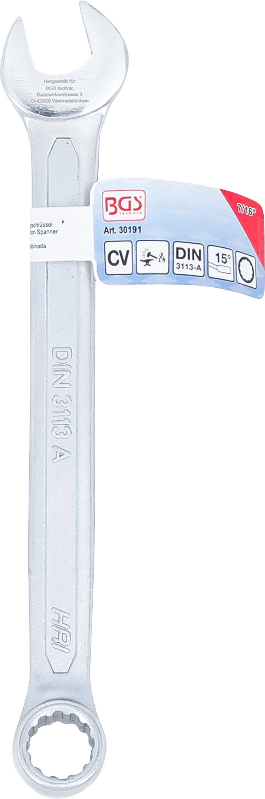 BGS Maul-Ringschlüssel | SW 7/16"