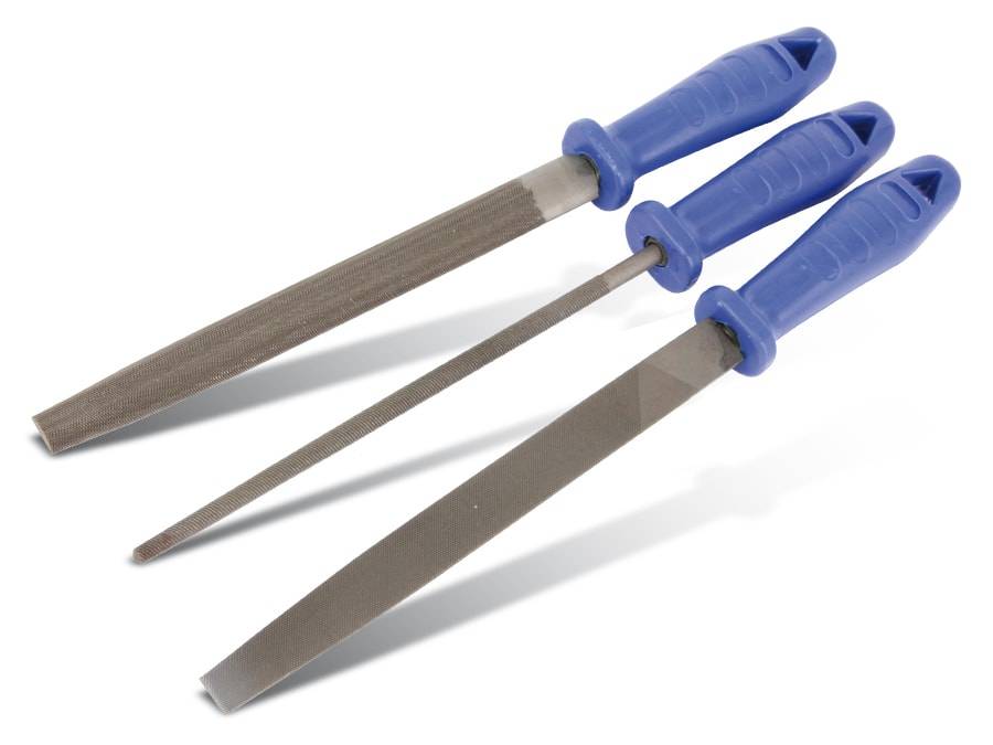 BGS TECHNIC Feilen-Satz, 200 mm, Hieb 2, 3-teilig