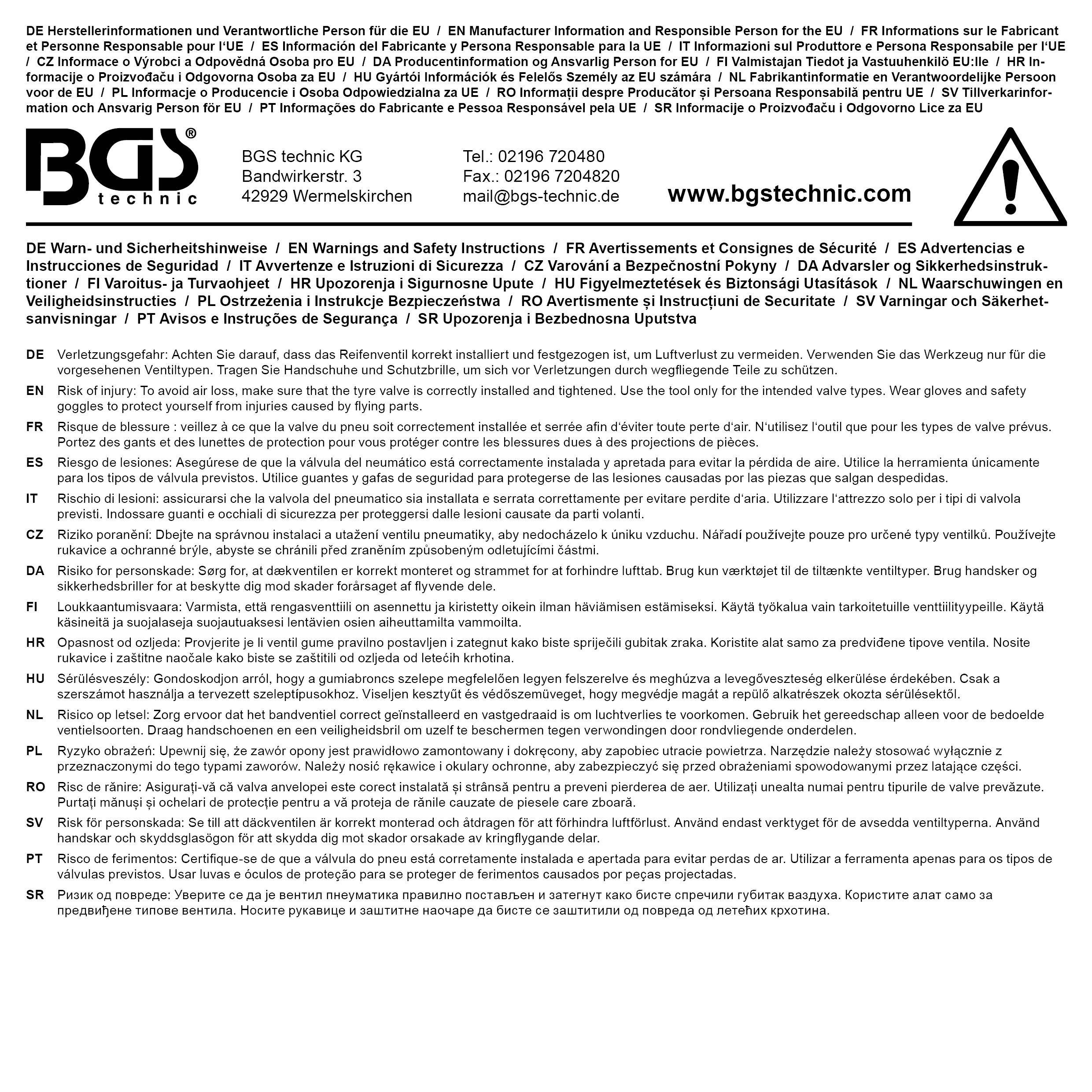 BGS Drehmomentschrauber fr Ventil-Einstze | 0,25 Nm