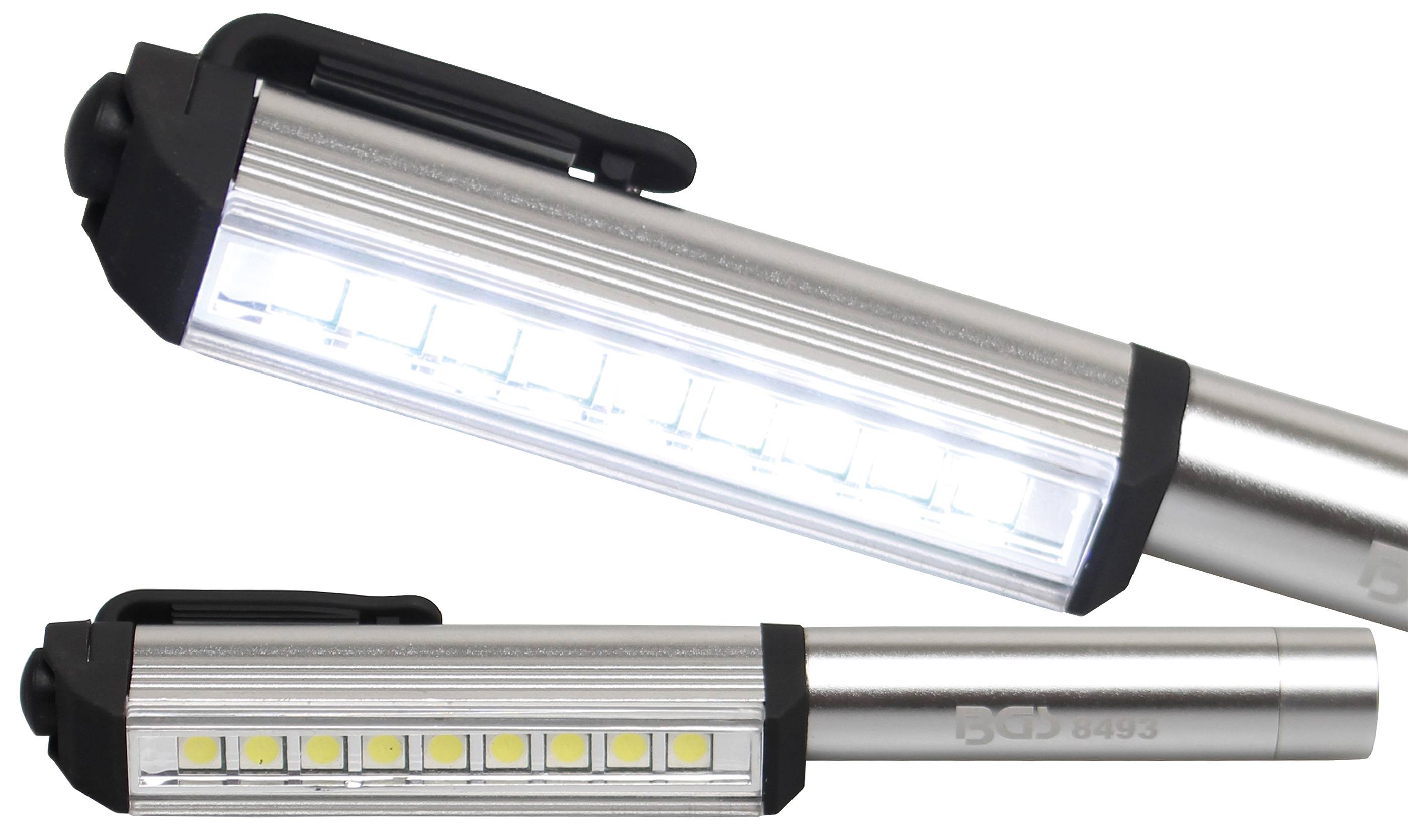 BGS Aluminium-LED-Stift mit 9 LEDs