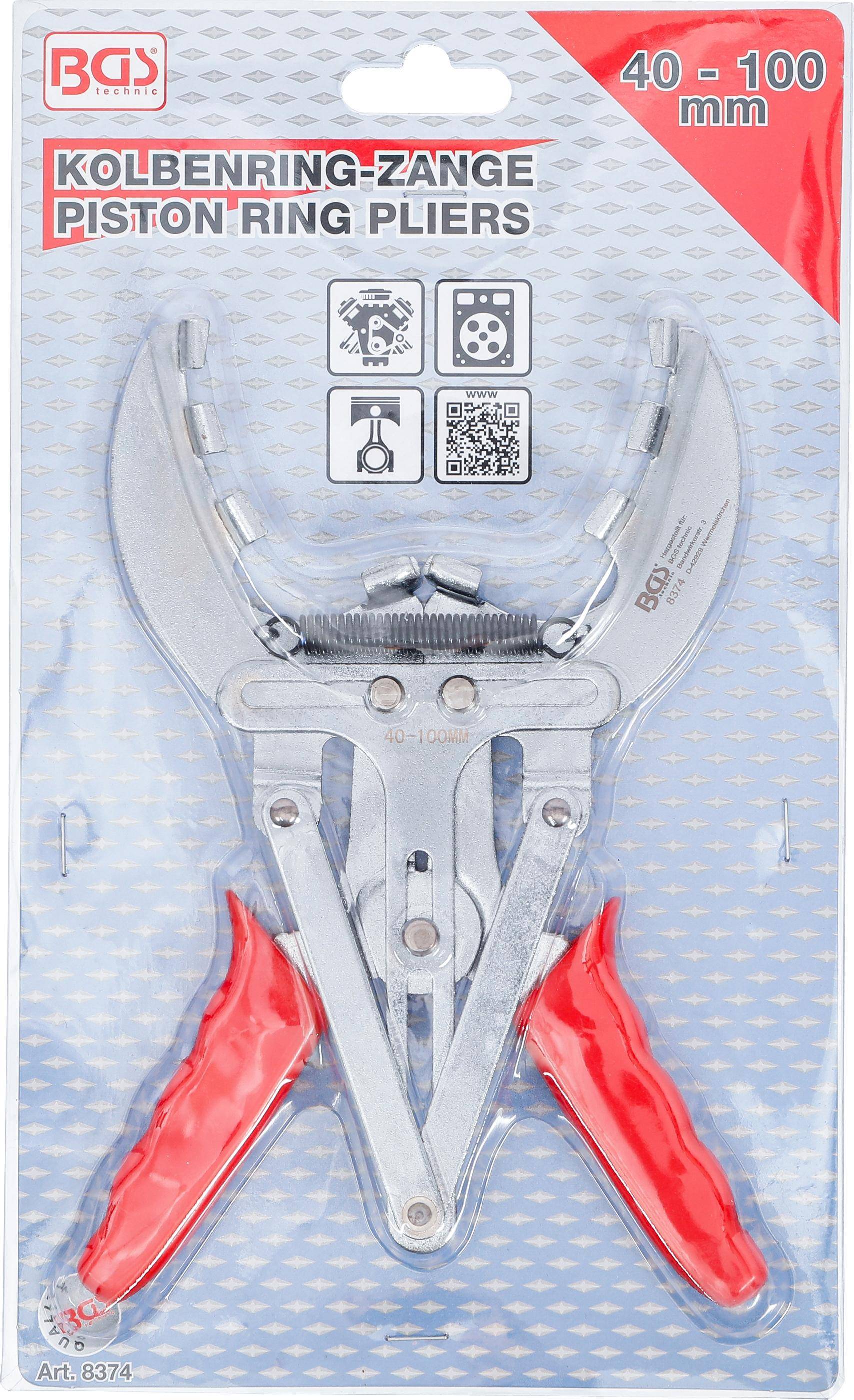 BGS Kolbenring-Zange | 40 - 100 mm