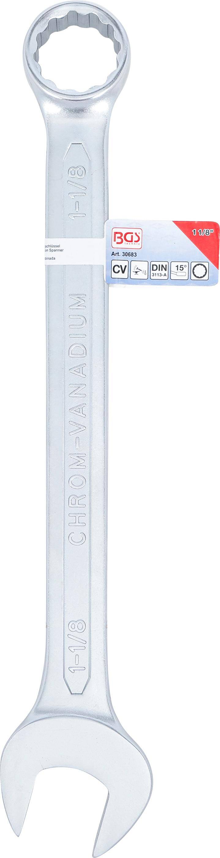 BGS technic Maul-Ringschlssel | SAE | SW 1.1/8"