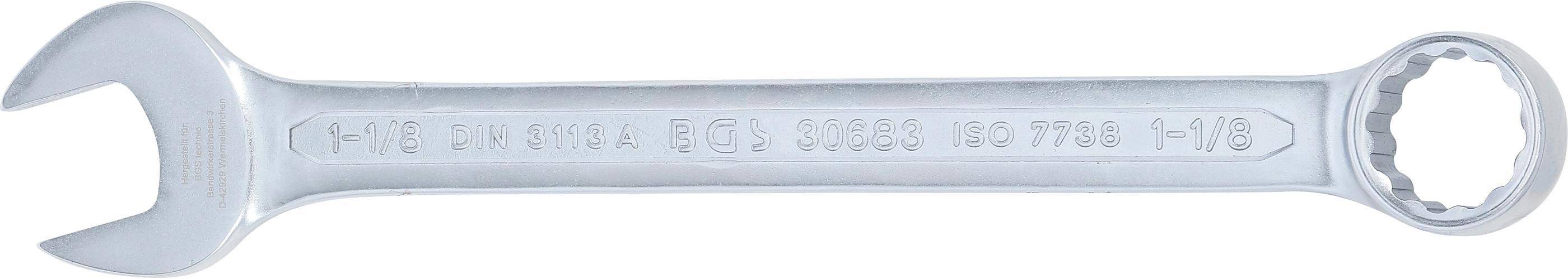 BGS technic Maul-Ringschlssel | SAE | SW 1.1/8"