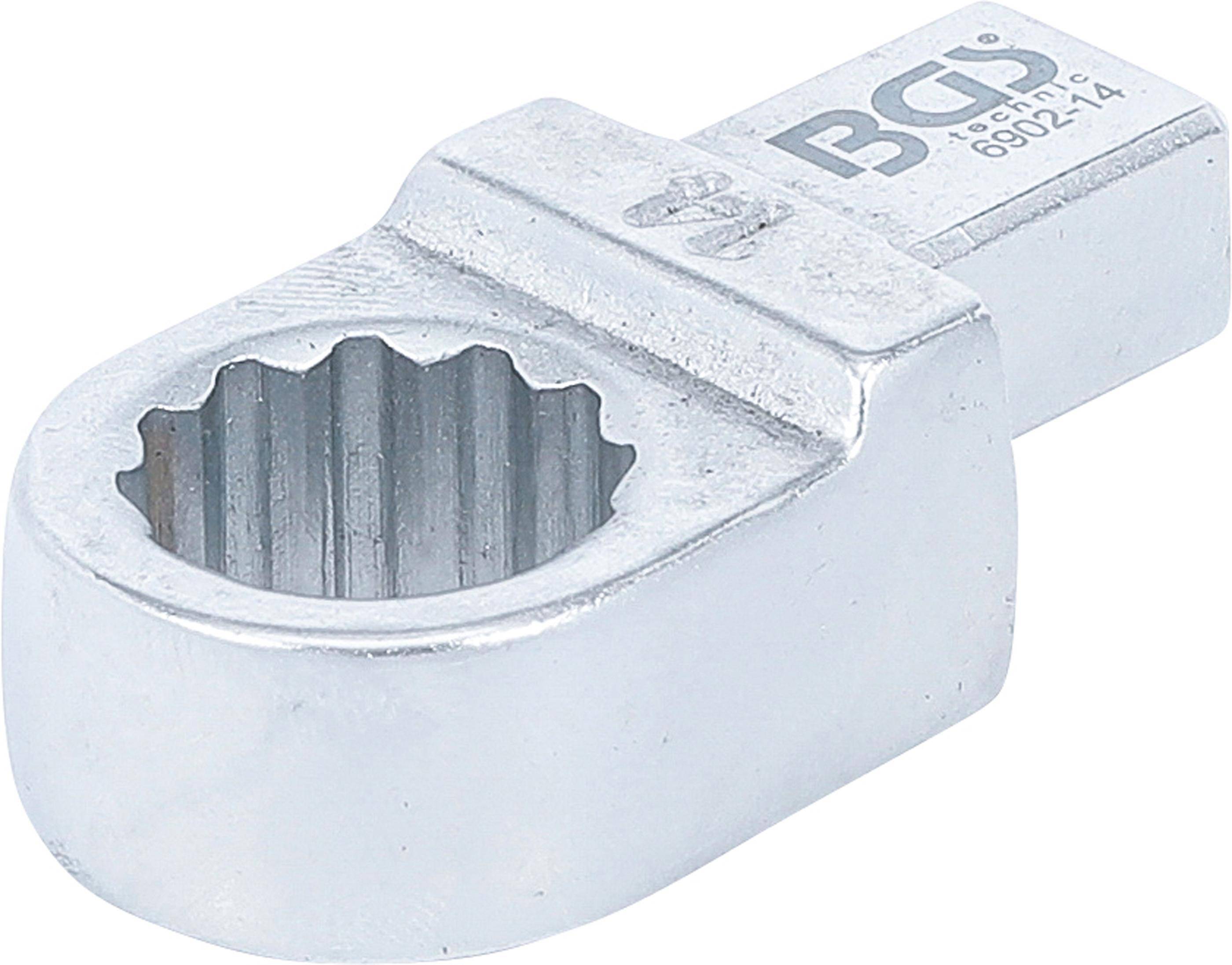 BGS technic Einsteck-Ringschlssel | 14 mm | Aufnahme 9 x 12 mm