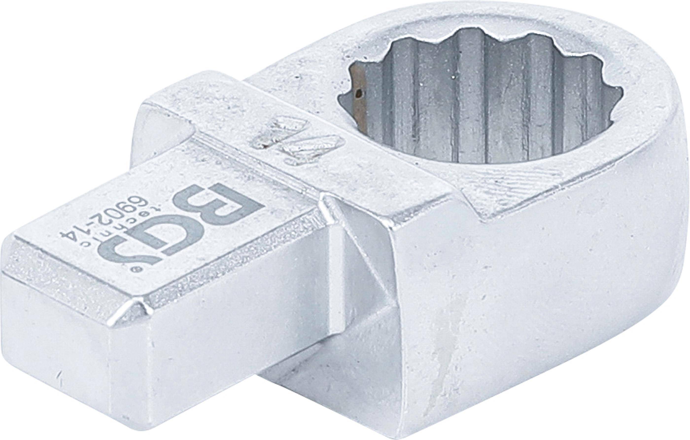 BGS technic Einsteck-Ringschlssel | 14 mm | Aufnahme 9 x 12 mm