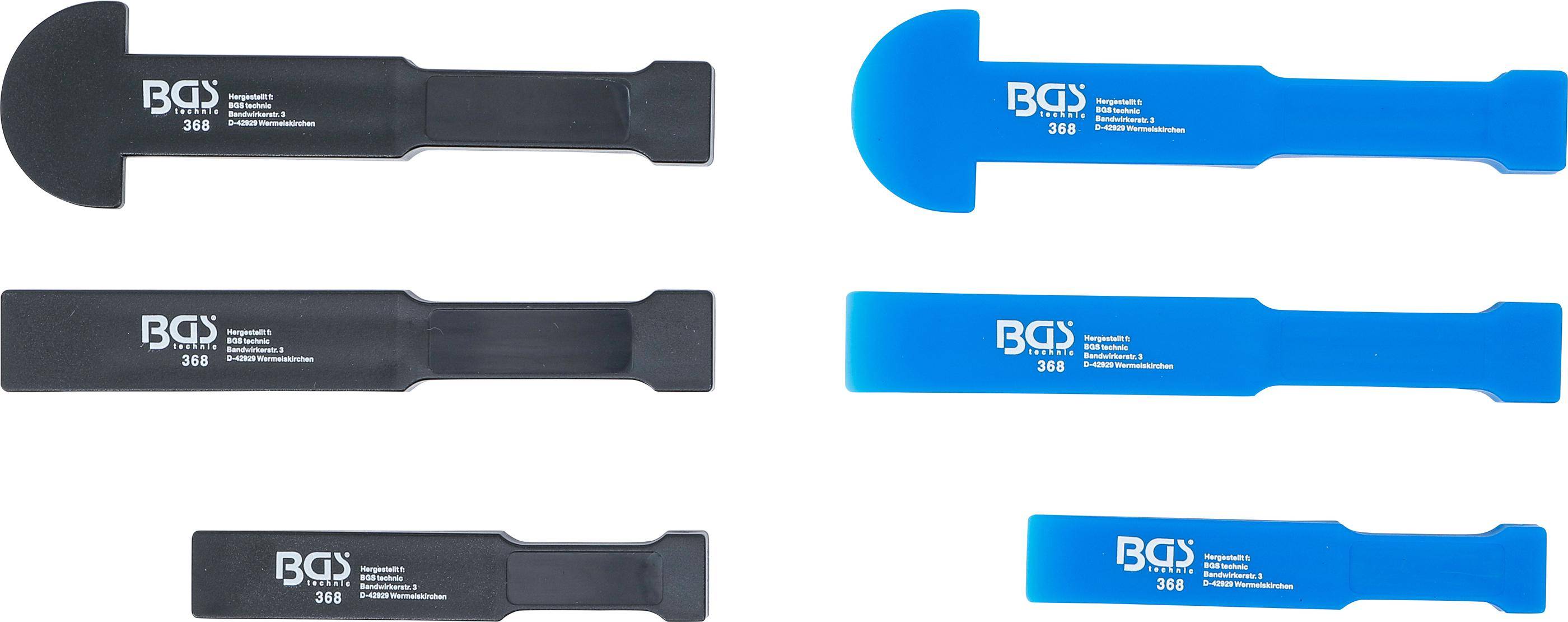 BGS Kunststoff-Meißel-Satz | 6-tlg.