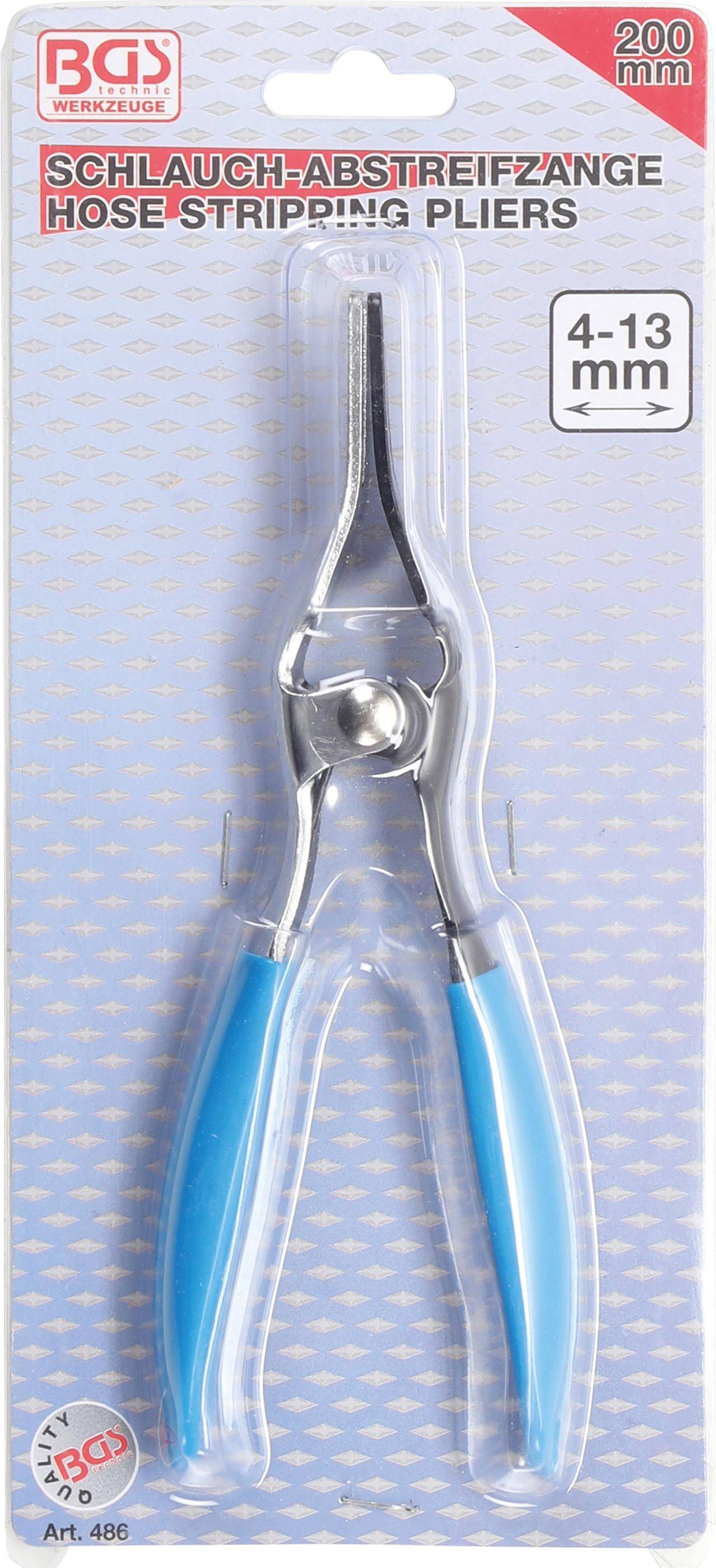 BGS technic Schlauch-Abstreifzange | 200 mm