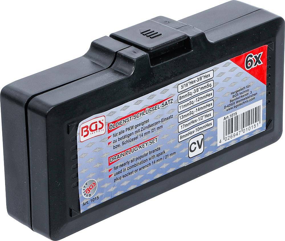 BGS Öldienstschlüssel-Satz | 6-tlg.