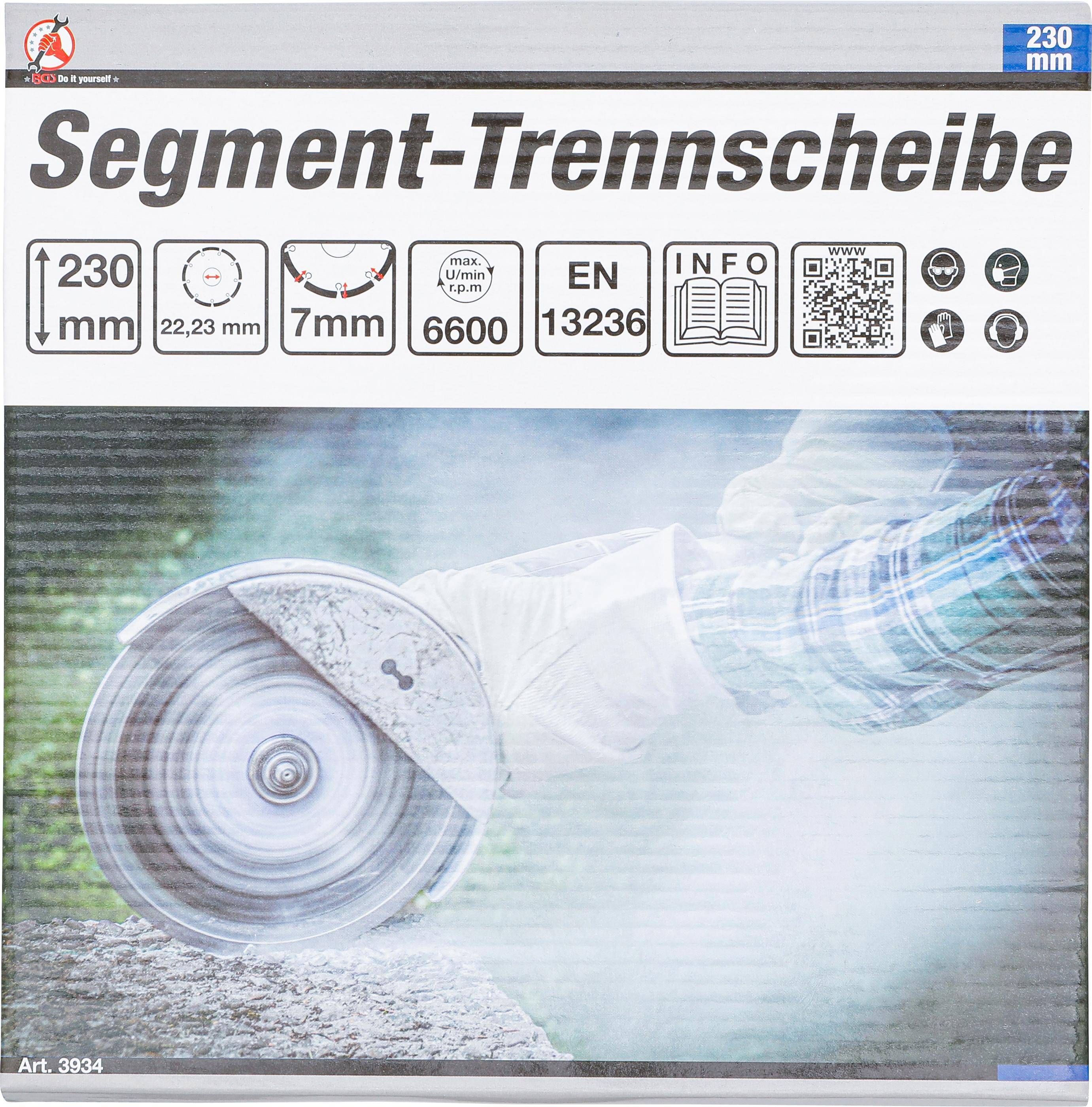 BGS technic Segment-Trennscheibe | 230 mm