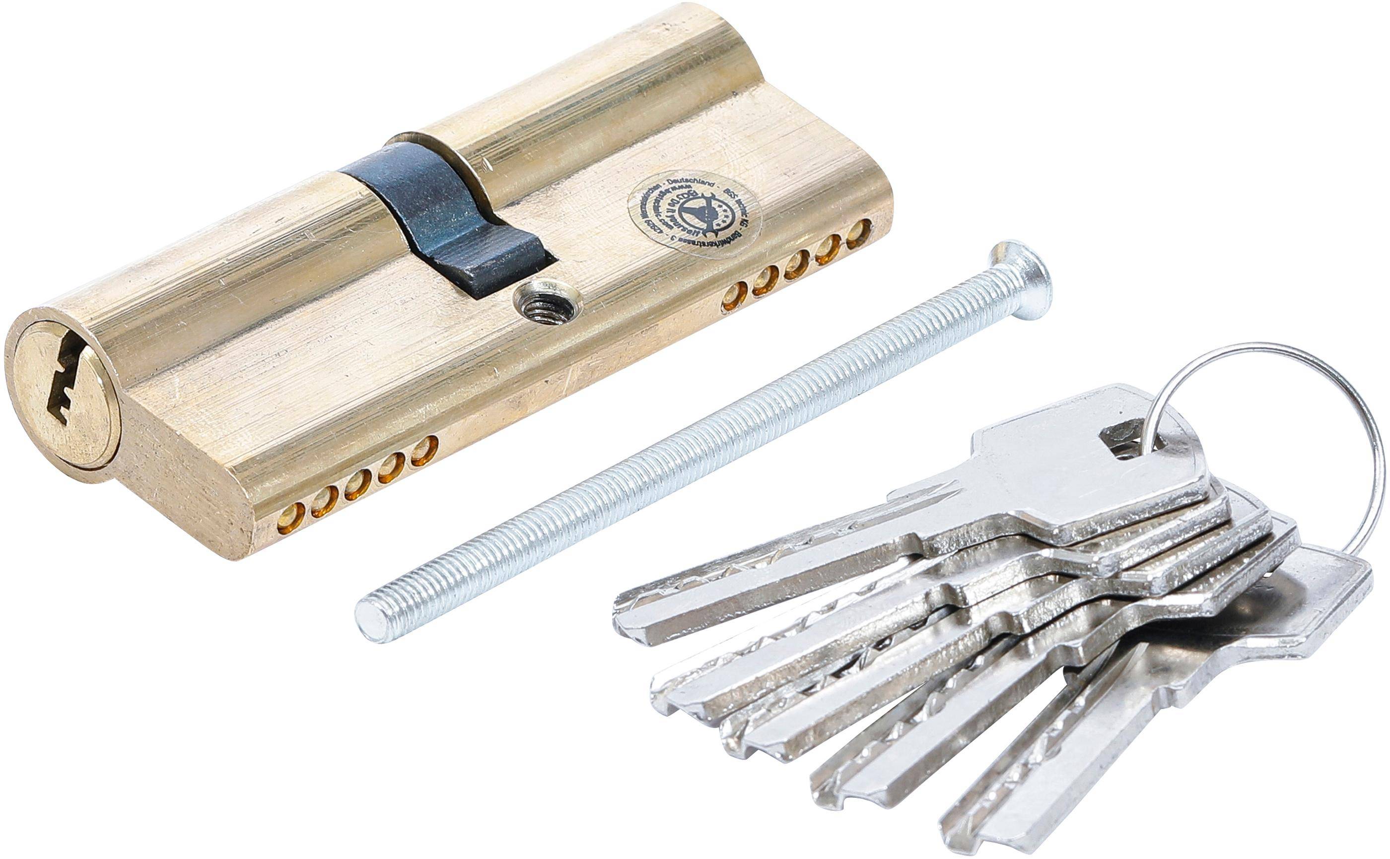 BGS technic Messing-Schliezylinder | 80 mm