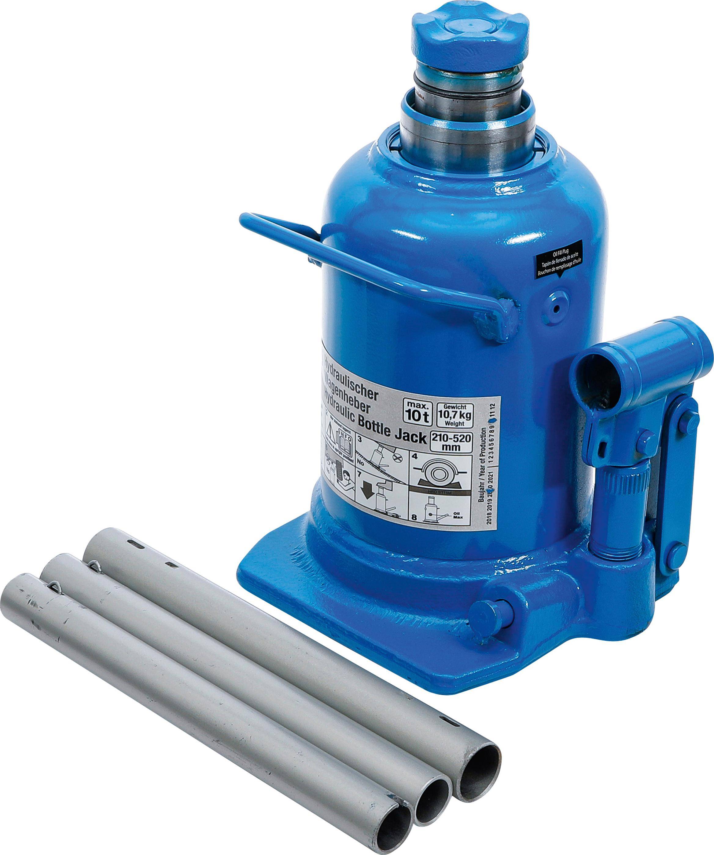 BGS technic Hydraulischer Flaschen-Wagenheber | 10 t