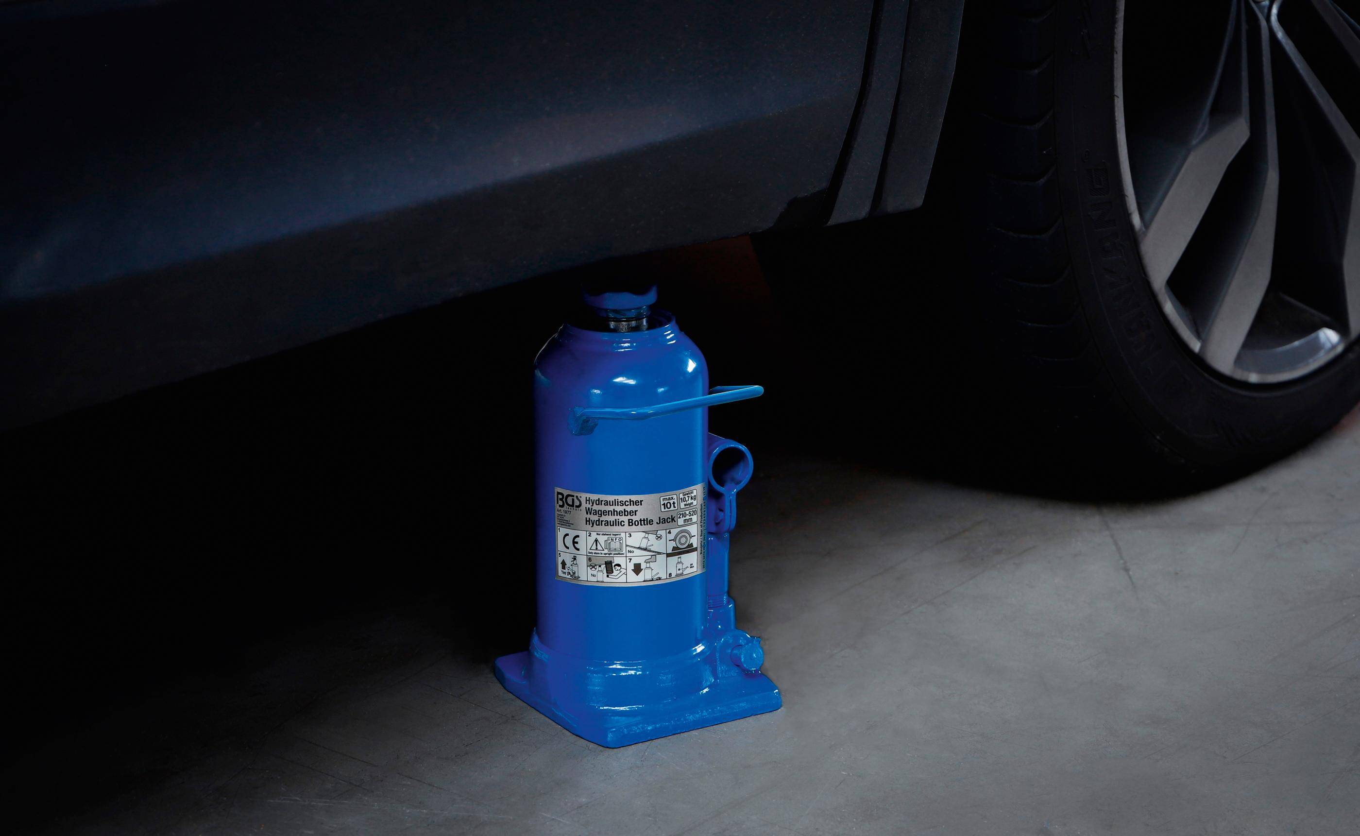 BGS technic Hydraulischer Flaschen-Wagenheber | 10 t