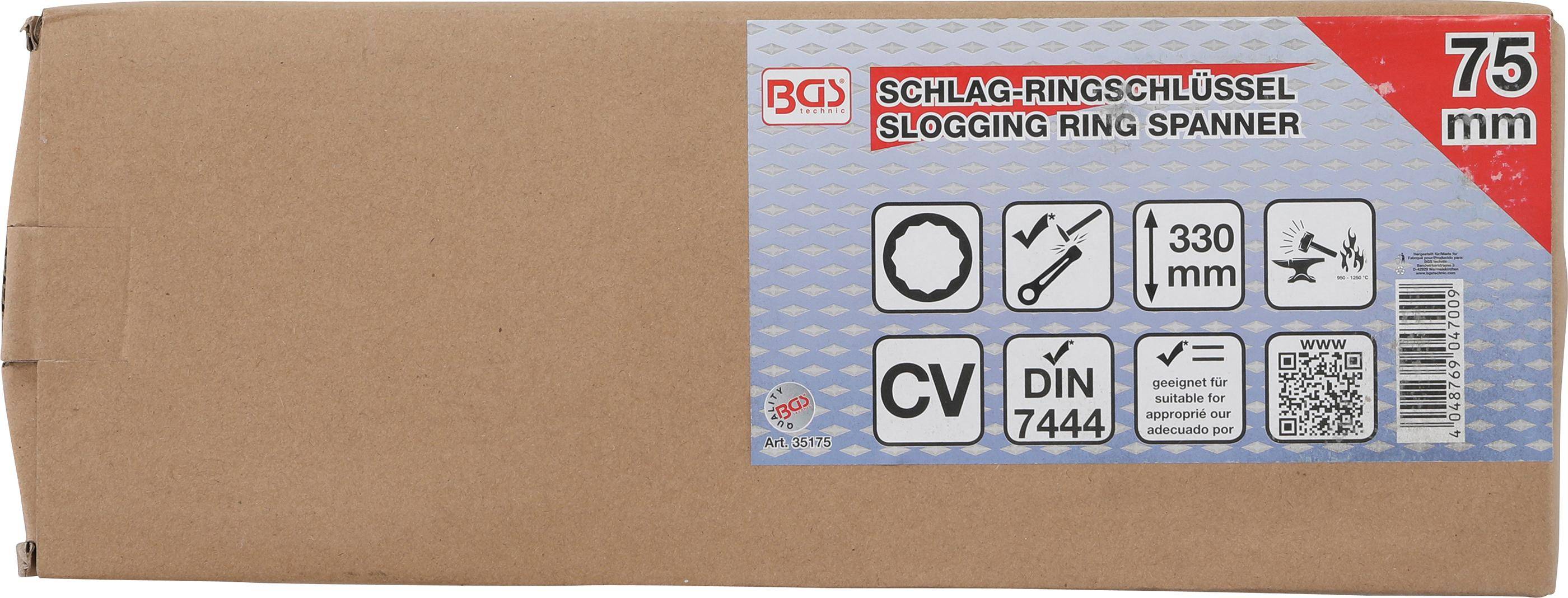 BGS technic Schlag-Ringschlssel | SW 75 mm