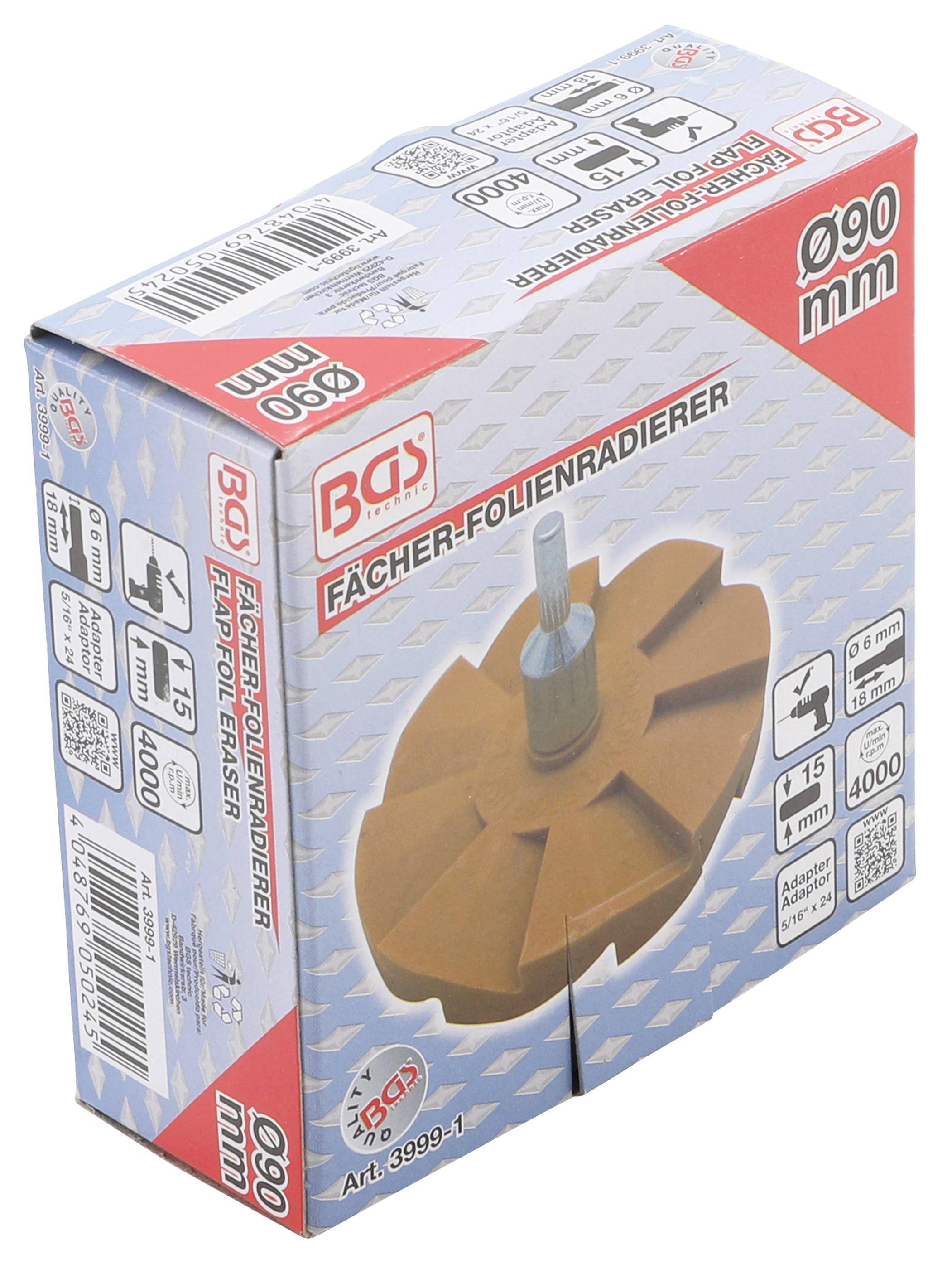 BGS technic Fächer-Folienradierer | Ø 90 mm