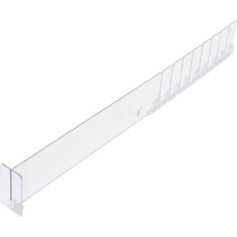 Fachteiler - abknickbar - Maße (L x H) 285/480 x 60 mm - Material Acrylglas