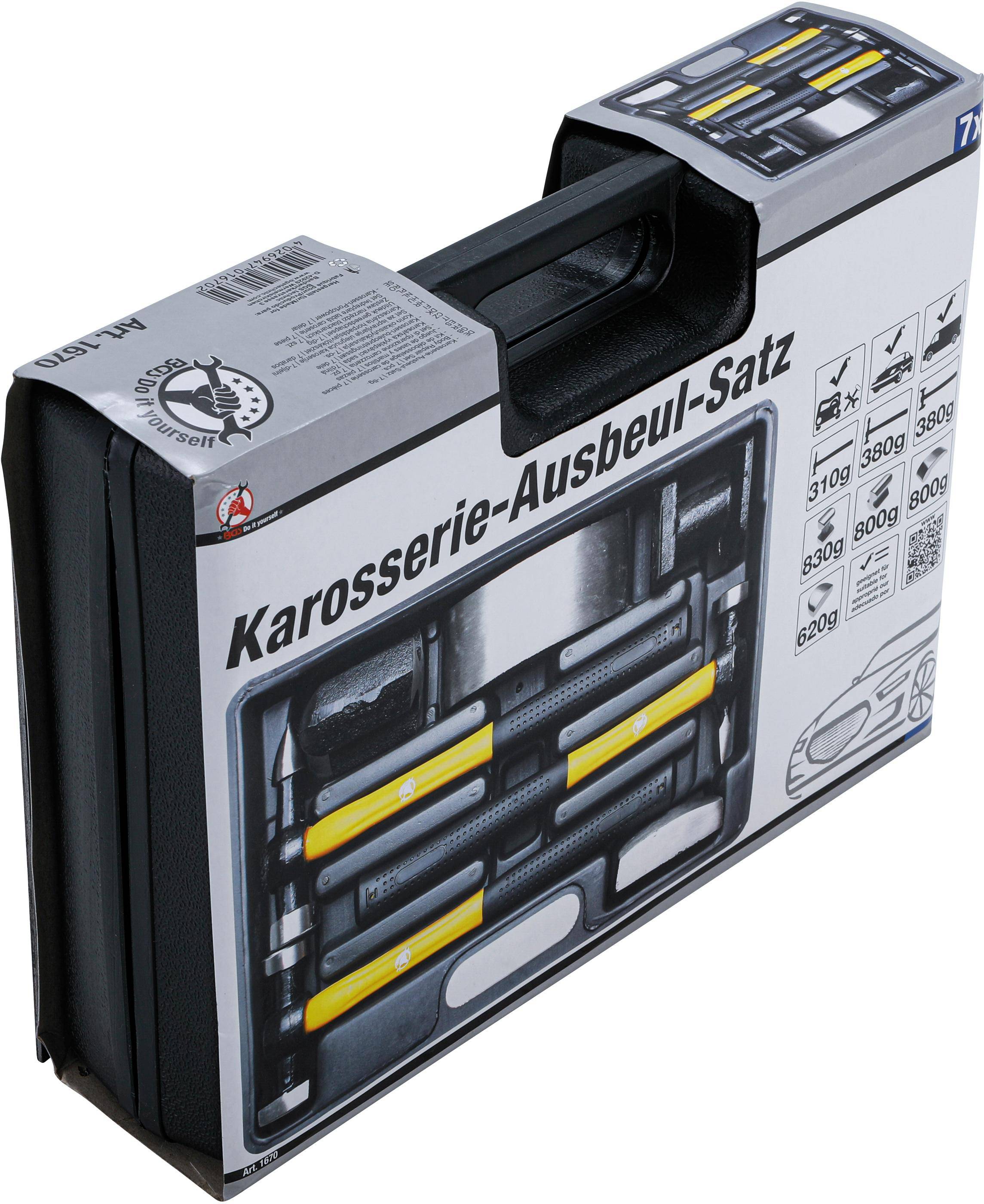 BGS Do It Yourself Karosserie-Ausbeul-Satz | 7-tlg.