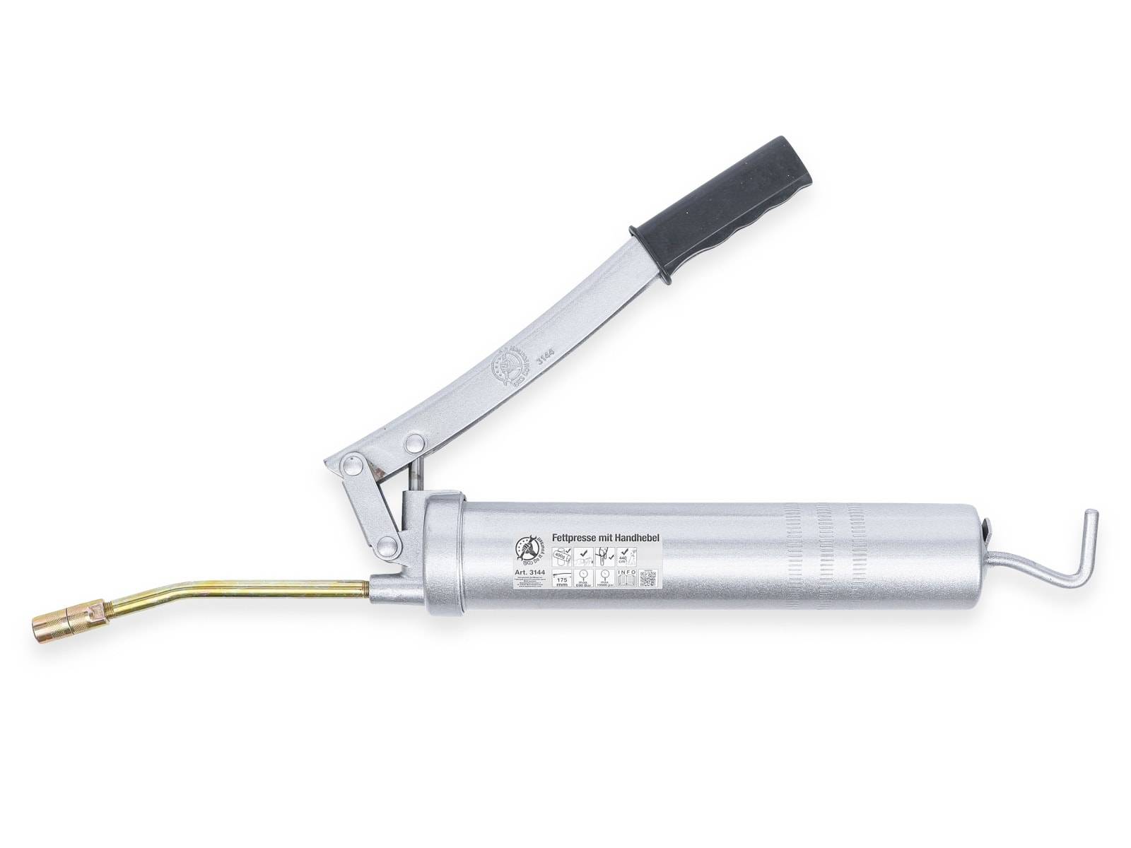 BGS TECHNIC Fettpresse DYT 3144 mit Handhebel, 400 g