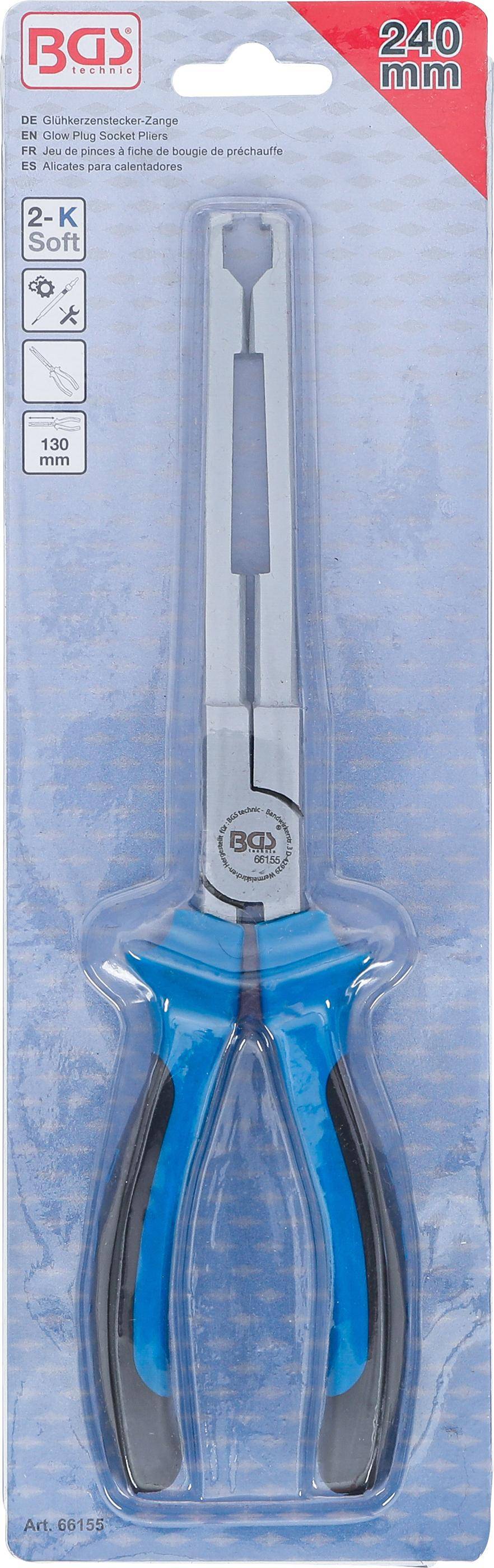 BGS technic Glhkerzenstecker-Zange | gerade
