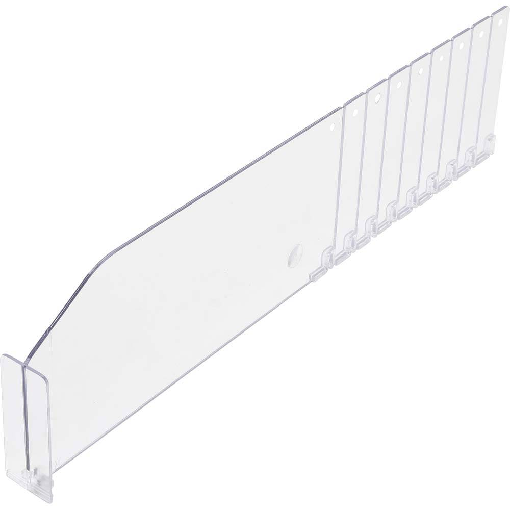 Fachteiler - abknickbar - Maße (L x H) 285/480 x 120 mm - Material Acrylglas