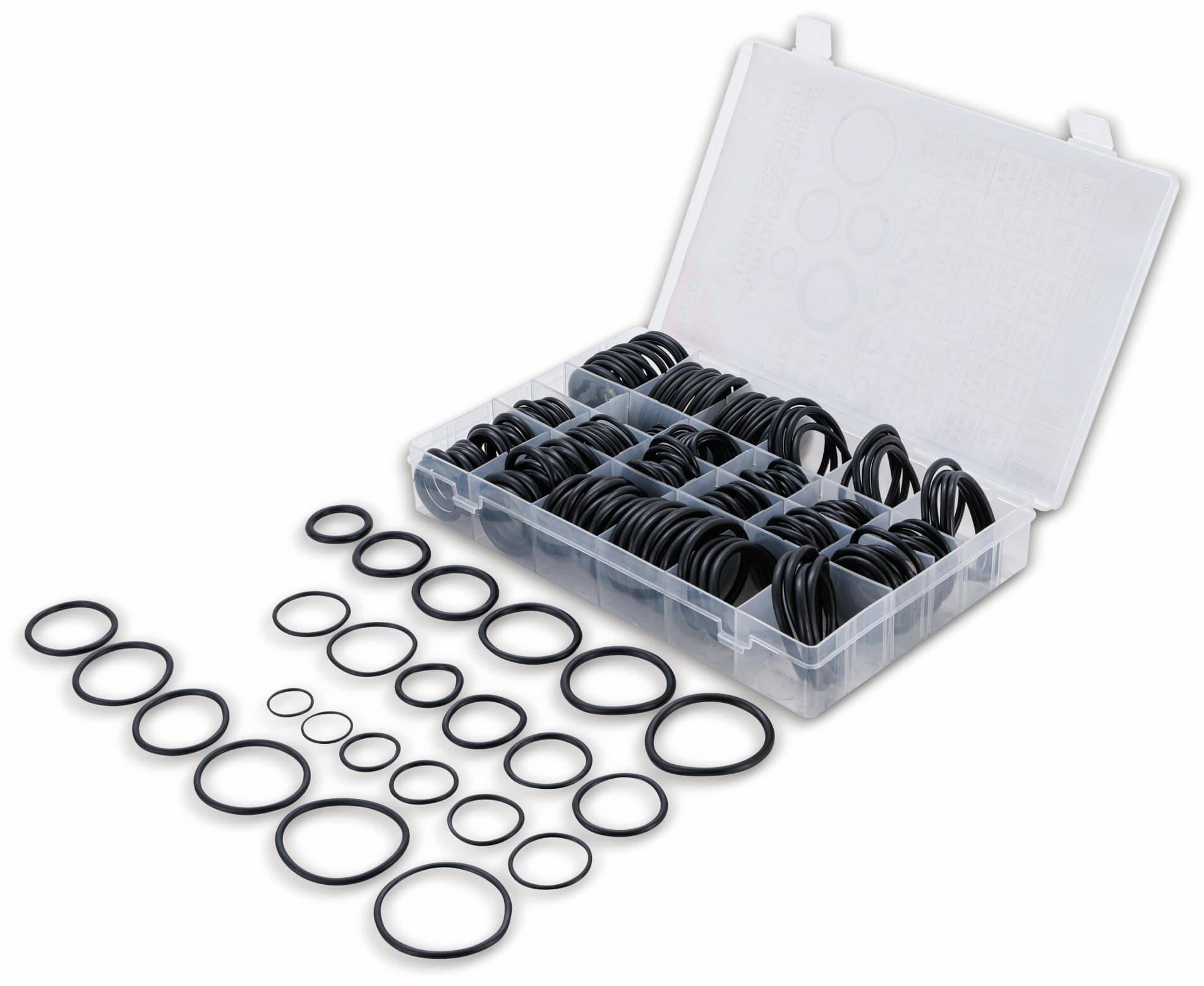 BGS TECHNIC Sort. O-Ring, 8105, Ø18...50 mm, 285-tlg