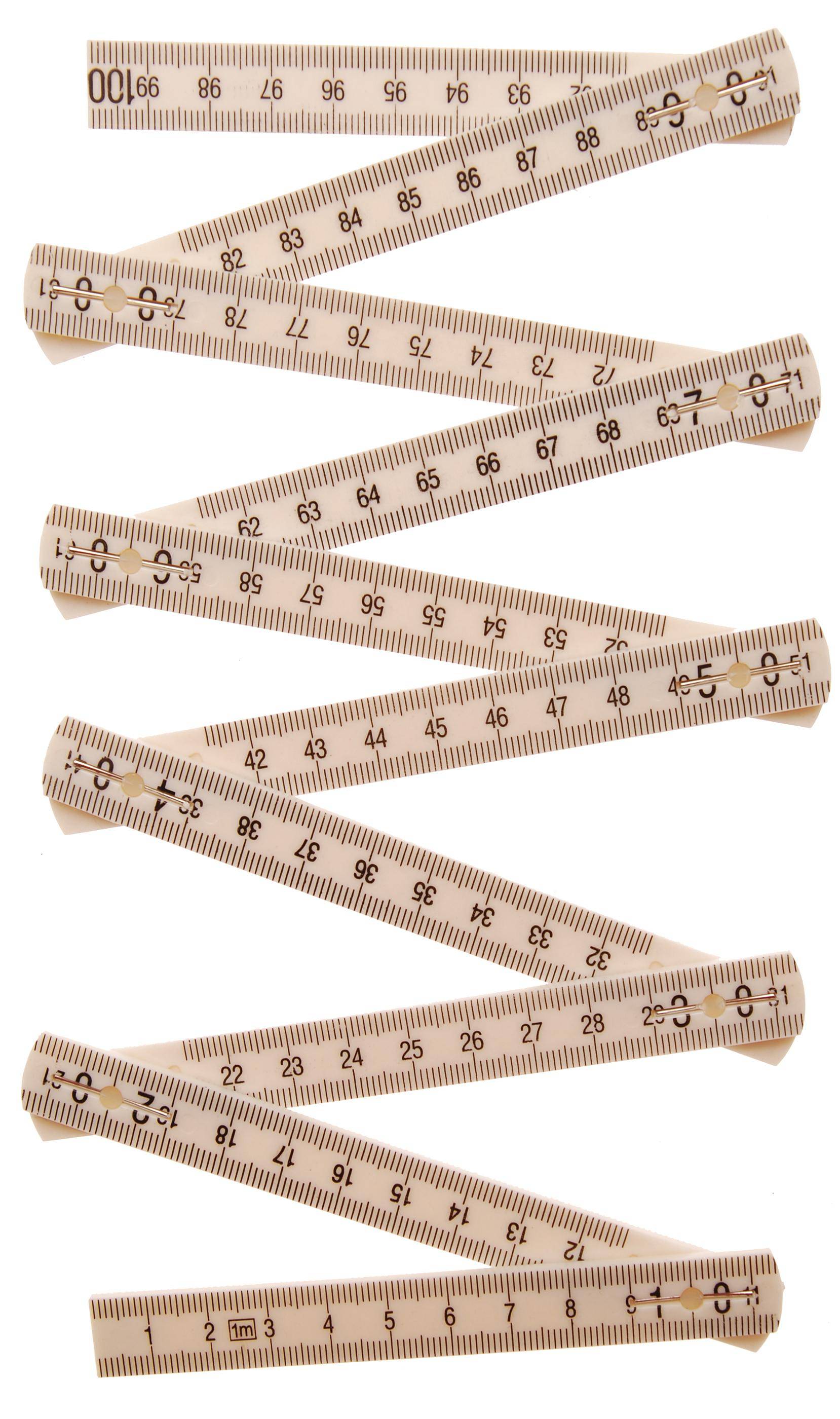 BGS Diy Gliedermaßstab | 10 Glieder | 1 m