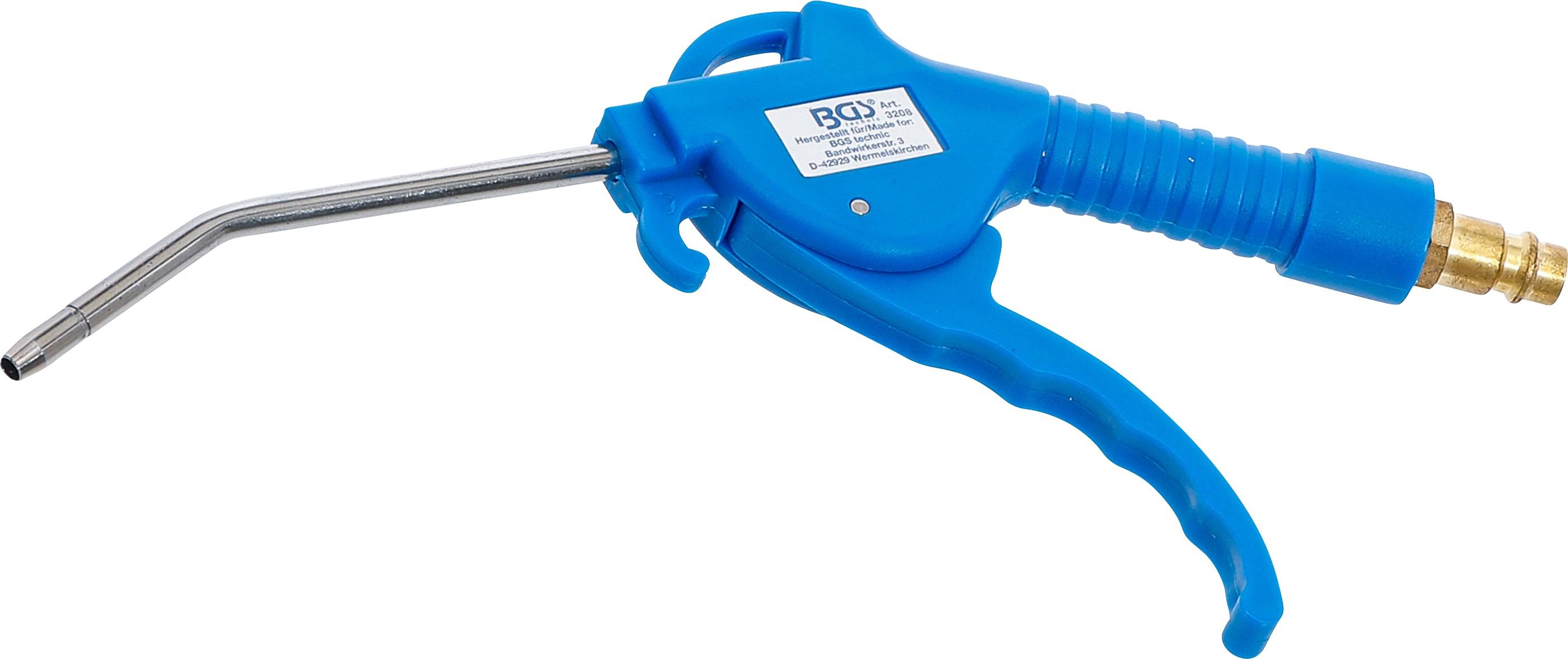 BGS TECHNIC Druckluft-Ausblaspistole 3208, 100 mm