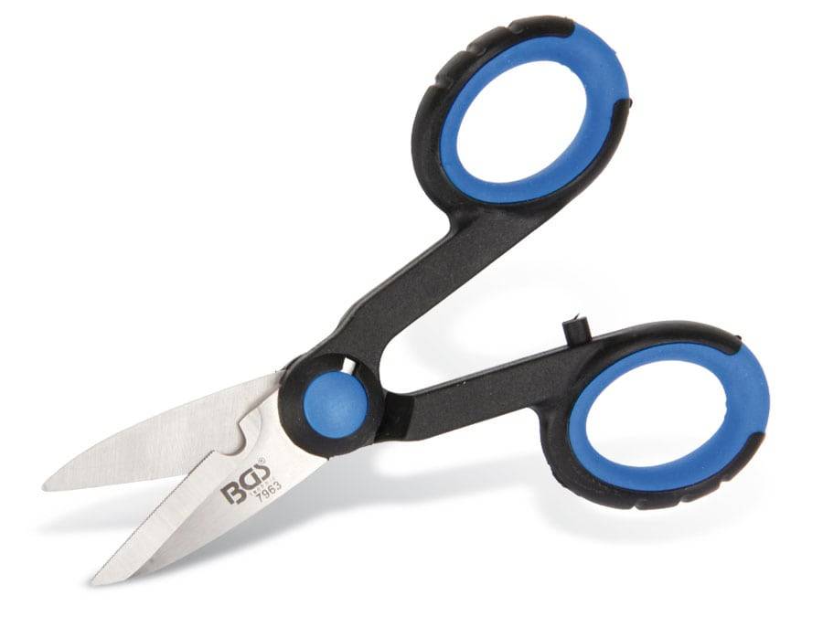 BGS TECHNIC Elektriker-Schere, 7963, 145 mm