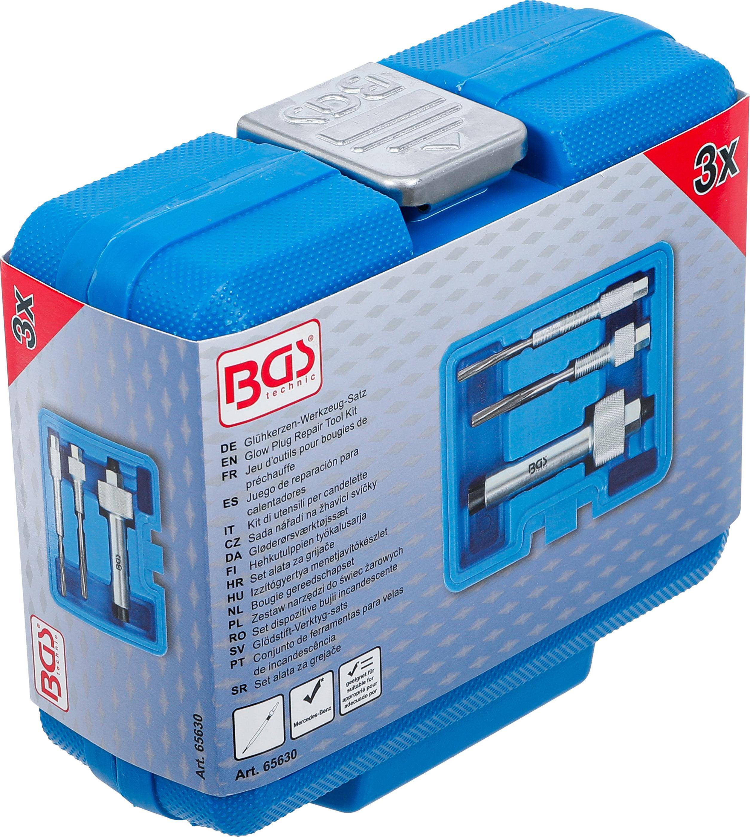 BGS technic Glhkerzen-Werkzeug-Satz | 3-tlg.