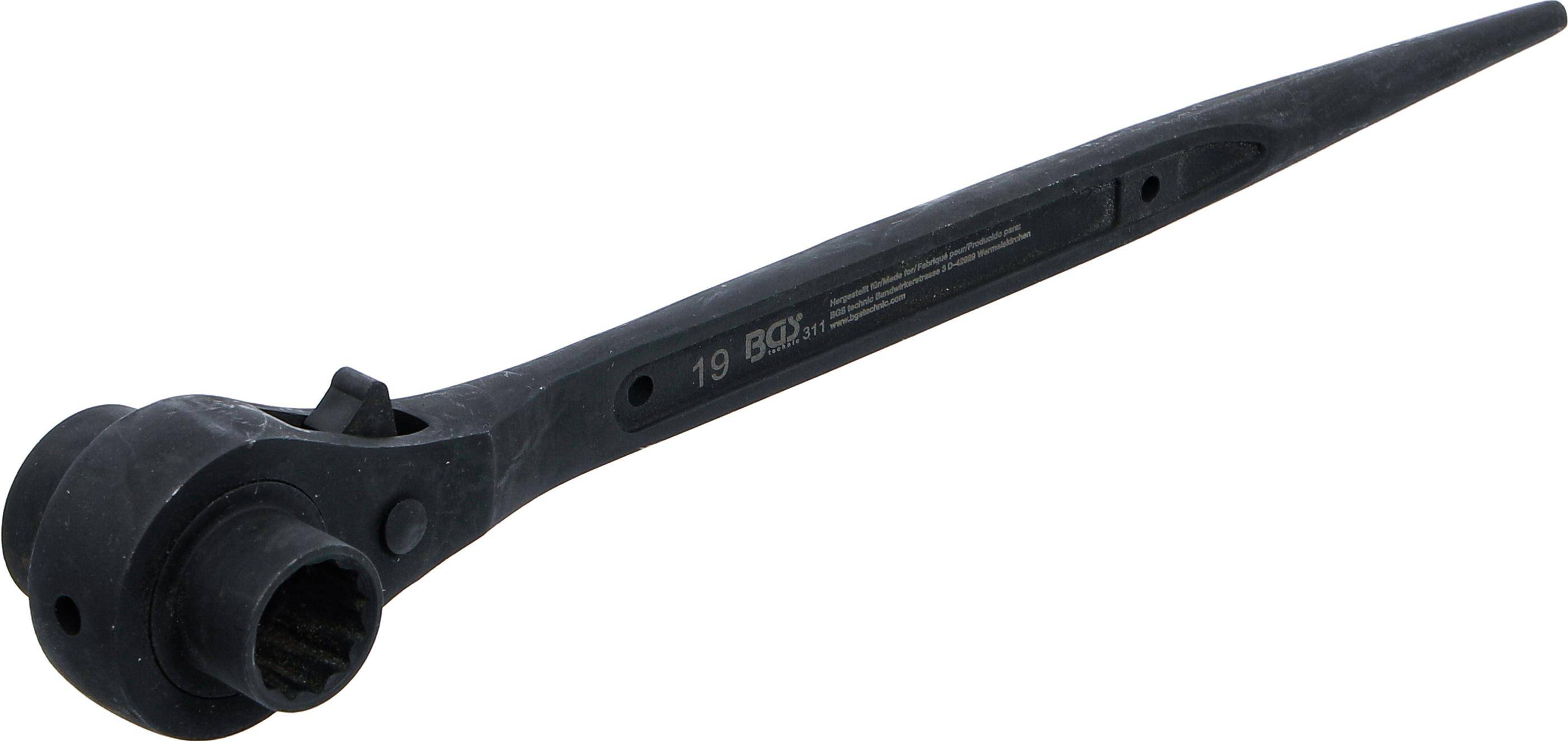 BGS technic Gerstbauer-Knarre | SW 19 x 24 mm
