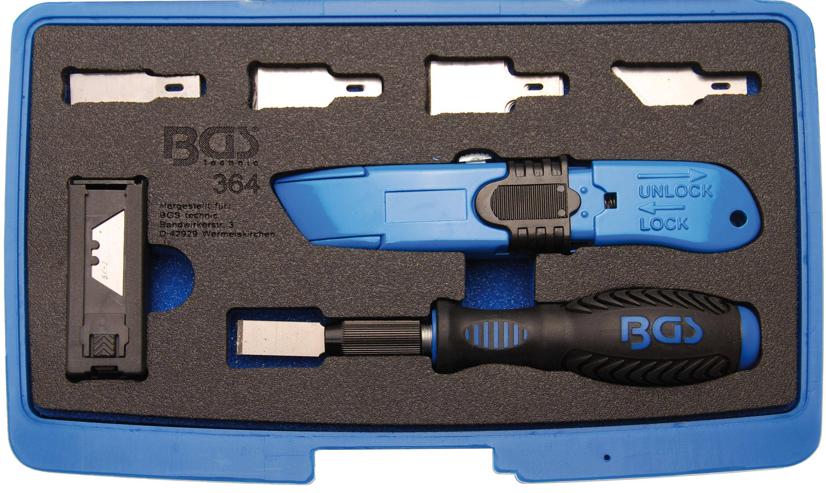 BGS technic Schaber- und Messer-Satz | 27-tlg.