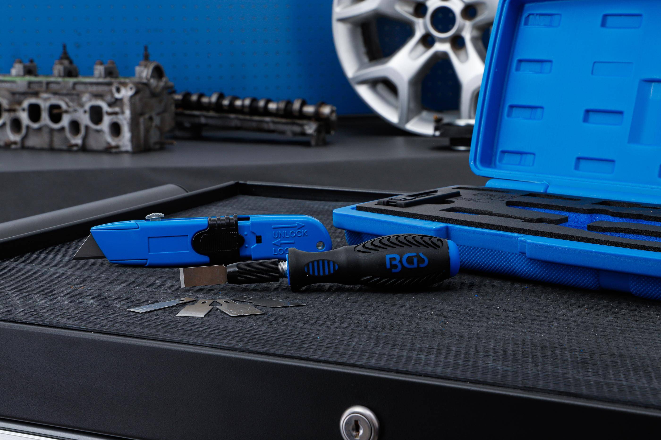 BGS technic Schaber- und Messer-Satz | 27-tlg.